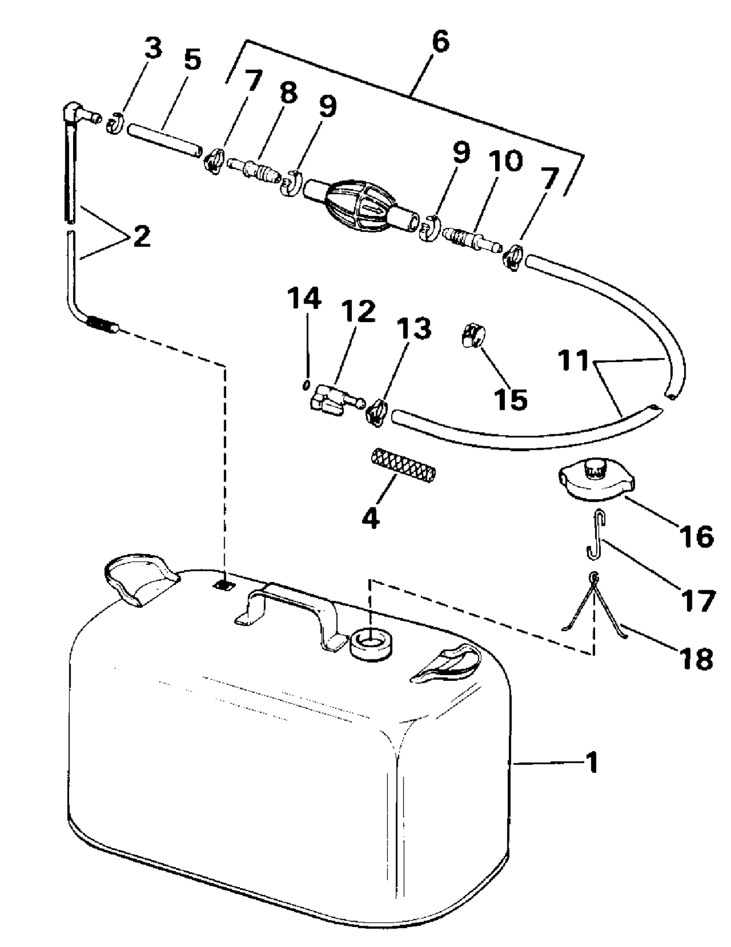 FUEL TANK WITHOUT GAUGE