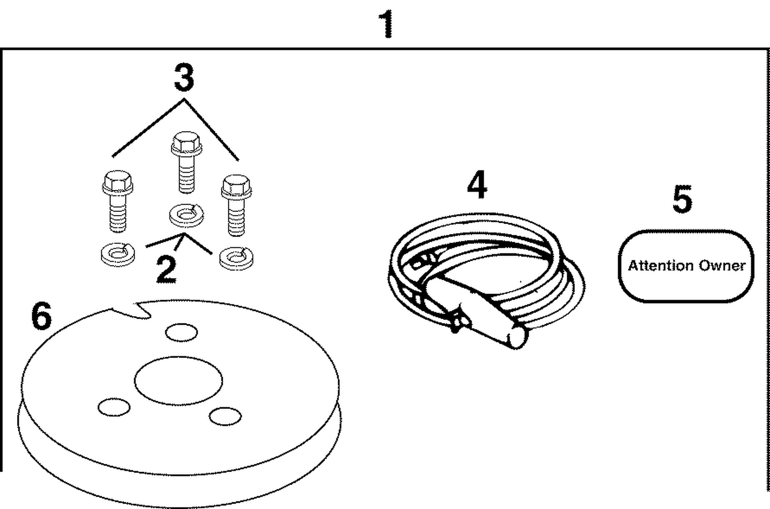 EMERGENCY ROPE START KIT (V4, V6 Only)