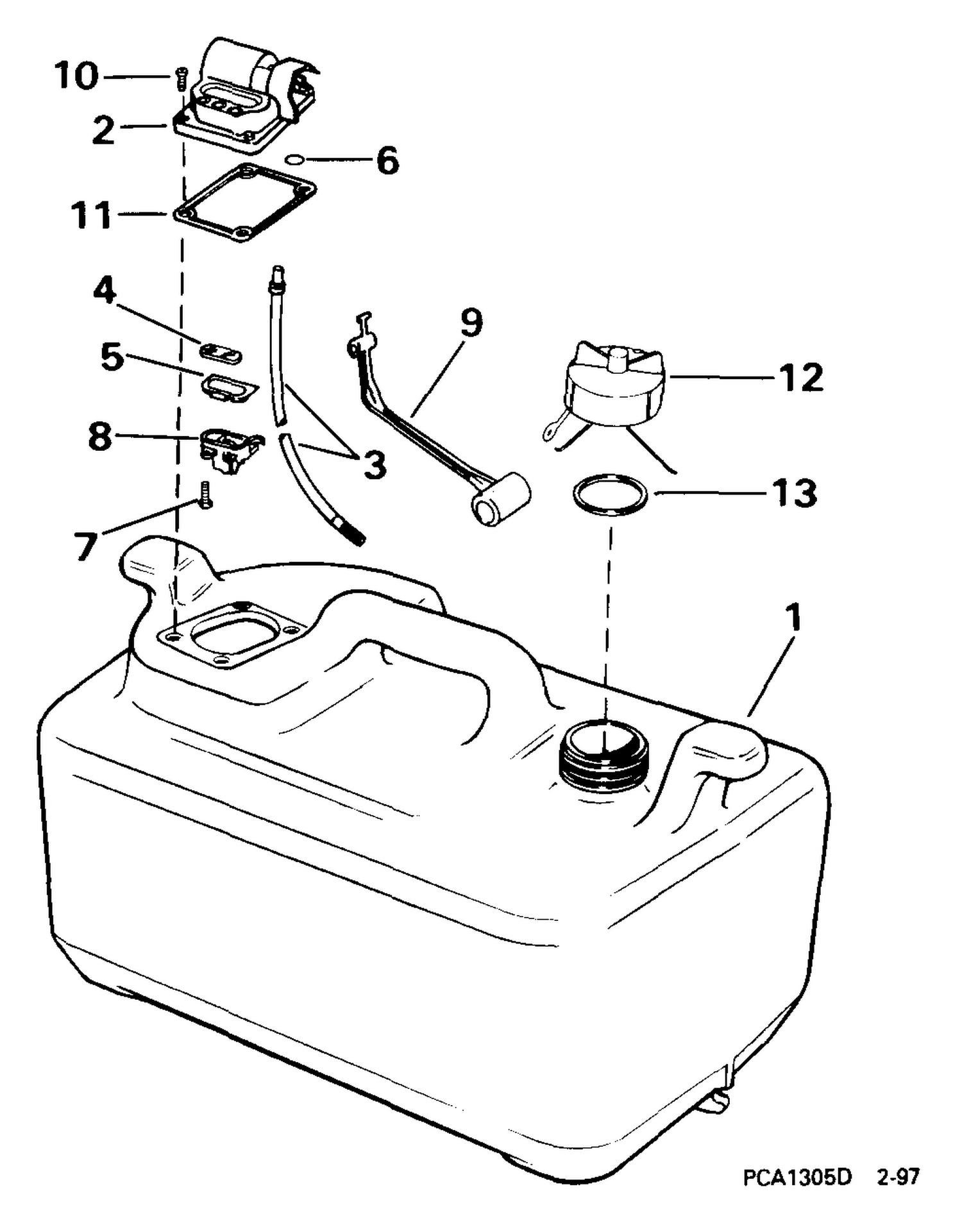 FUEL TANK -- 6 GALLON
