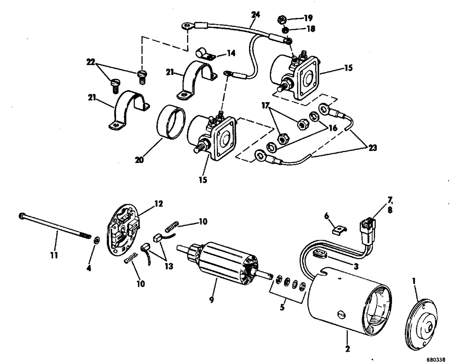 TILT MOTOR GROUP PRESTOLITE MODEL ETK-4102