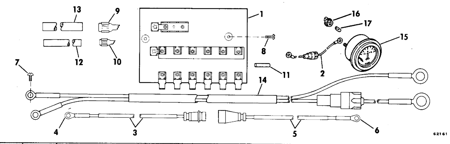 AMMETER & FORWARD POWER CABLE KIT 17'