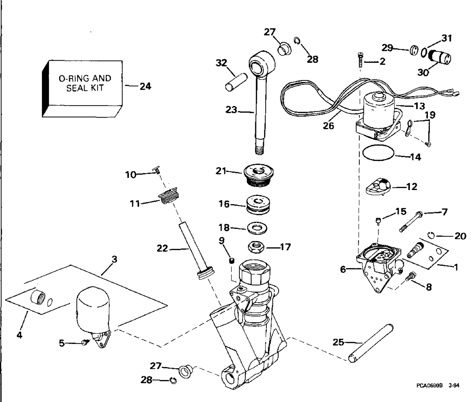 POWER TRIM/TILT HYDRAULIC ASSEMBLY