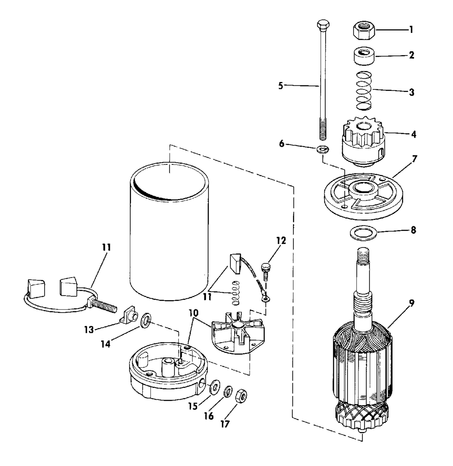ELECTRIC STARTER AMERICAN BOSCH 02610-27-M0305M