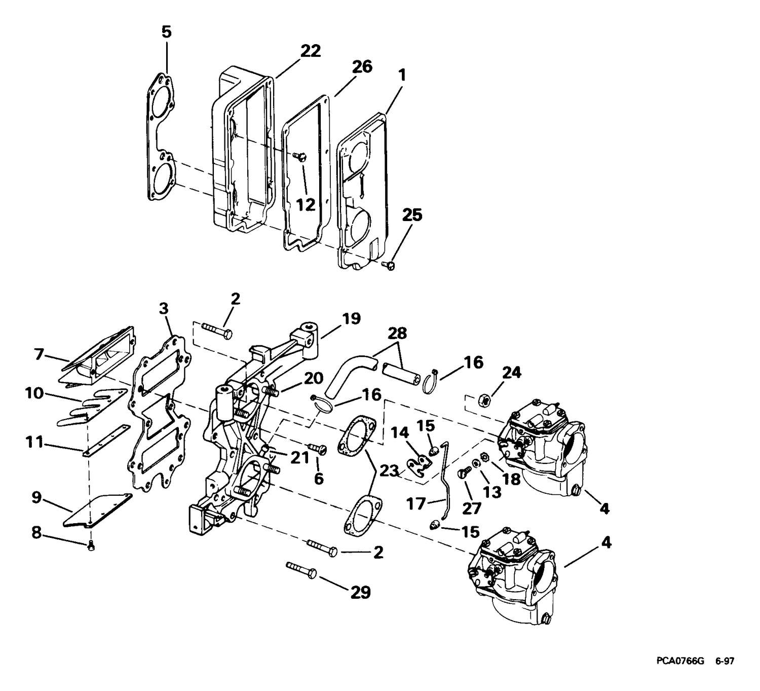 INTAKE MANIFOLD & AIR SILENCER