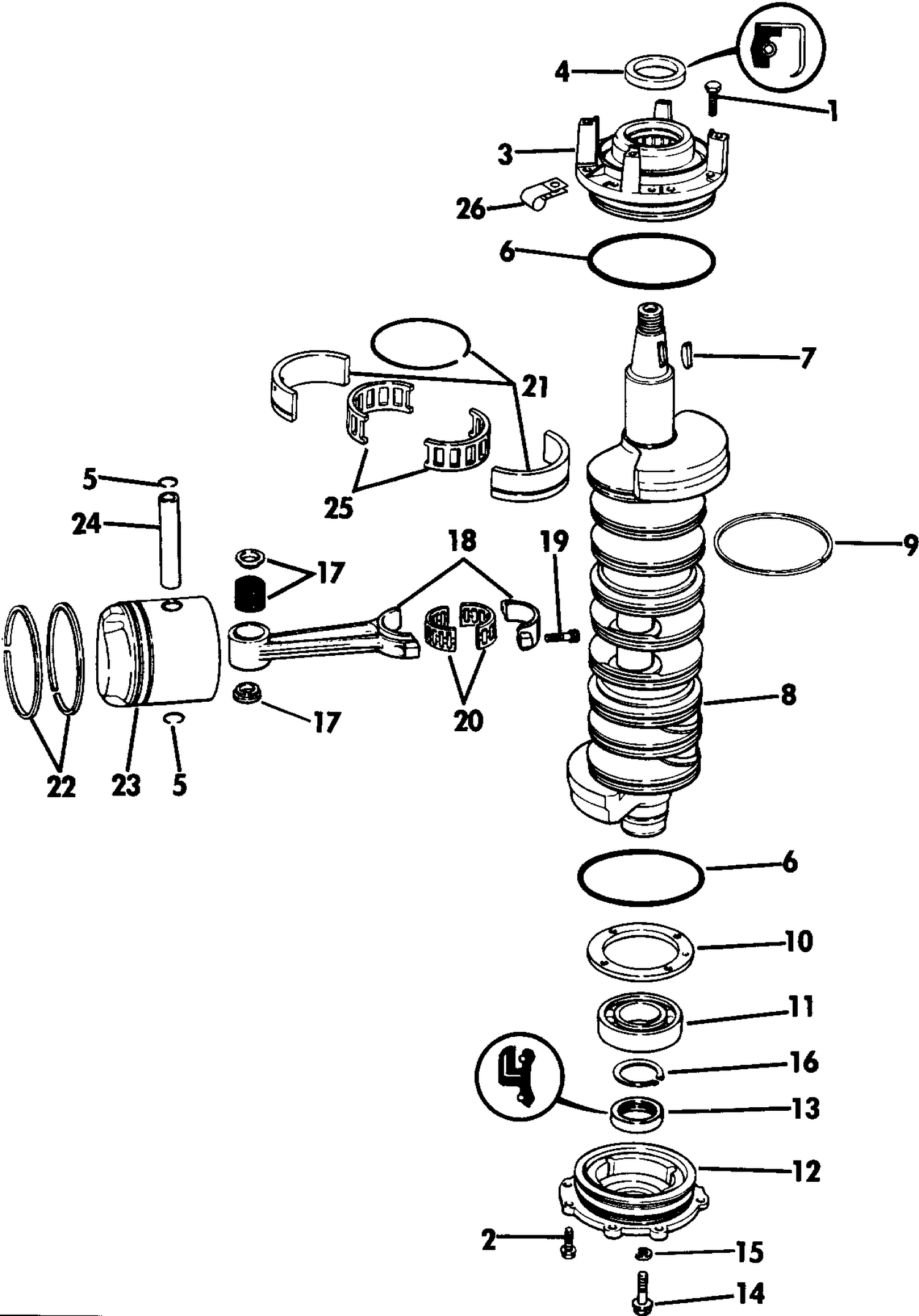 CRANKSHAFT & PISTON