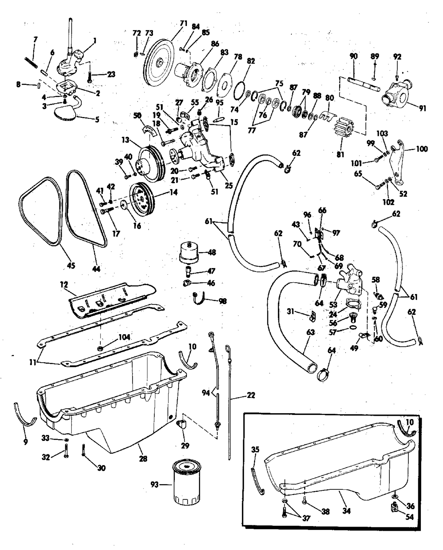 COOLING AND OILING GROUP 305 - 350
