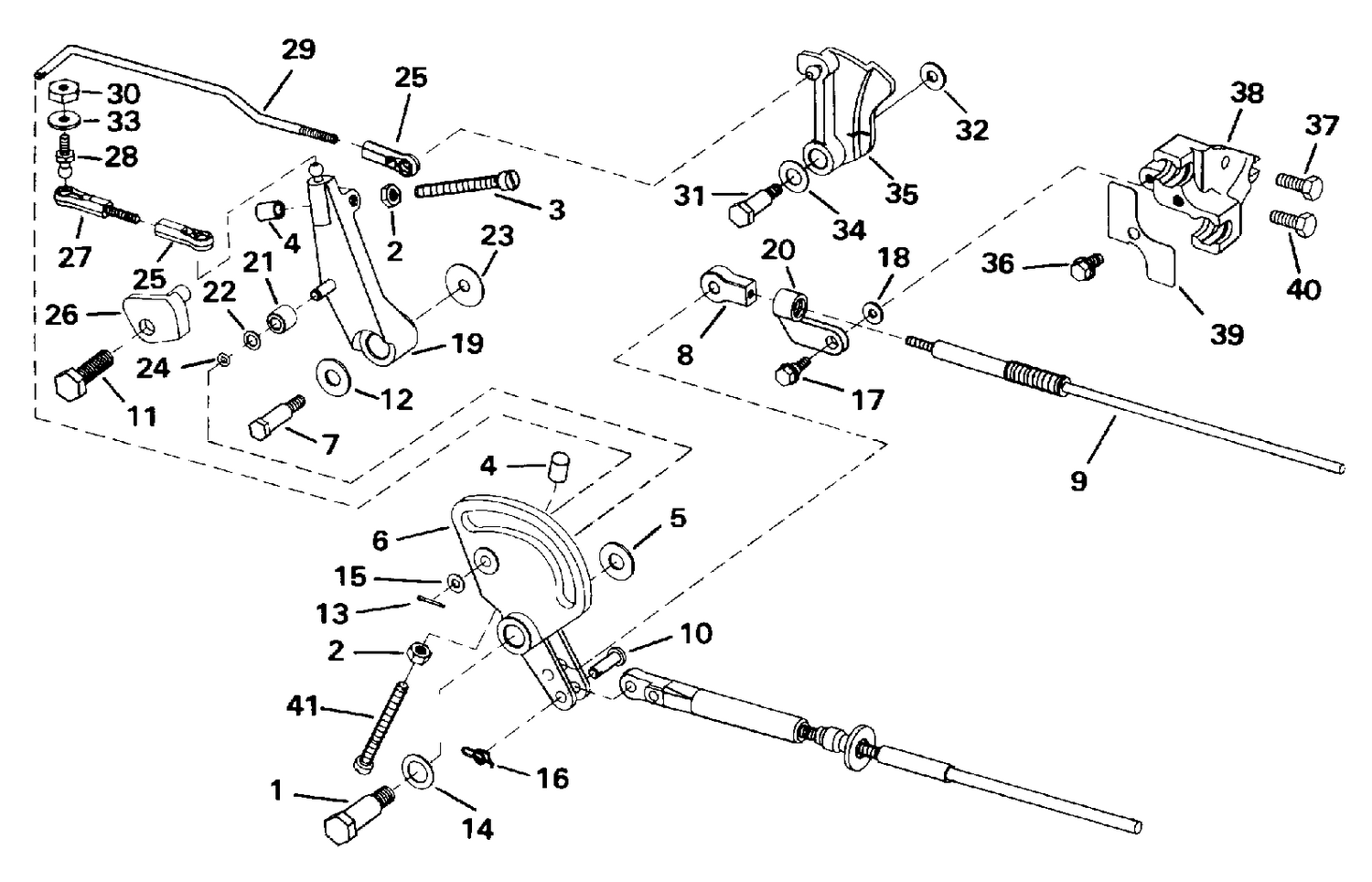SHIFT & THROTTLE LINKAGE