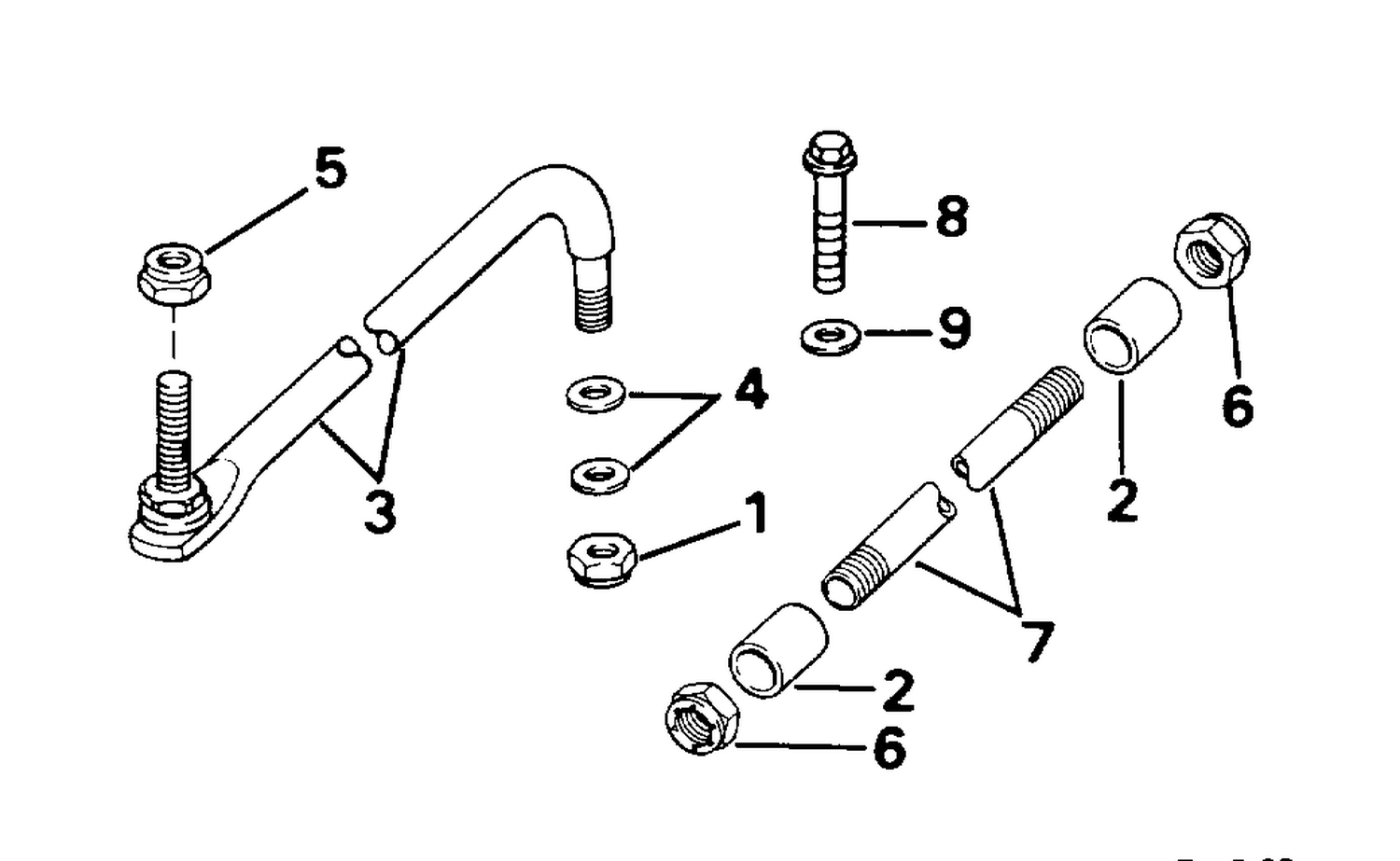 TILT TUBE STEERING KIT - 9.9, 15