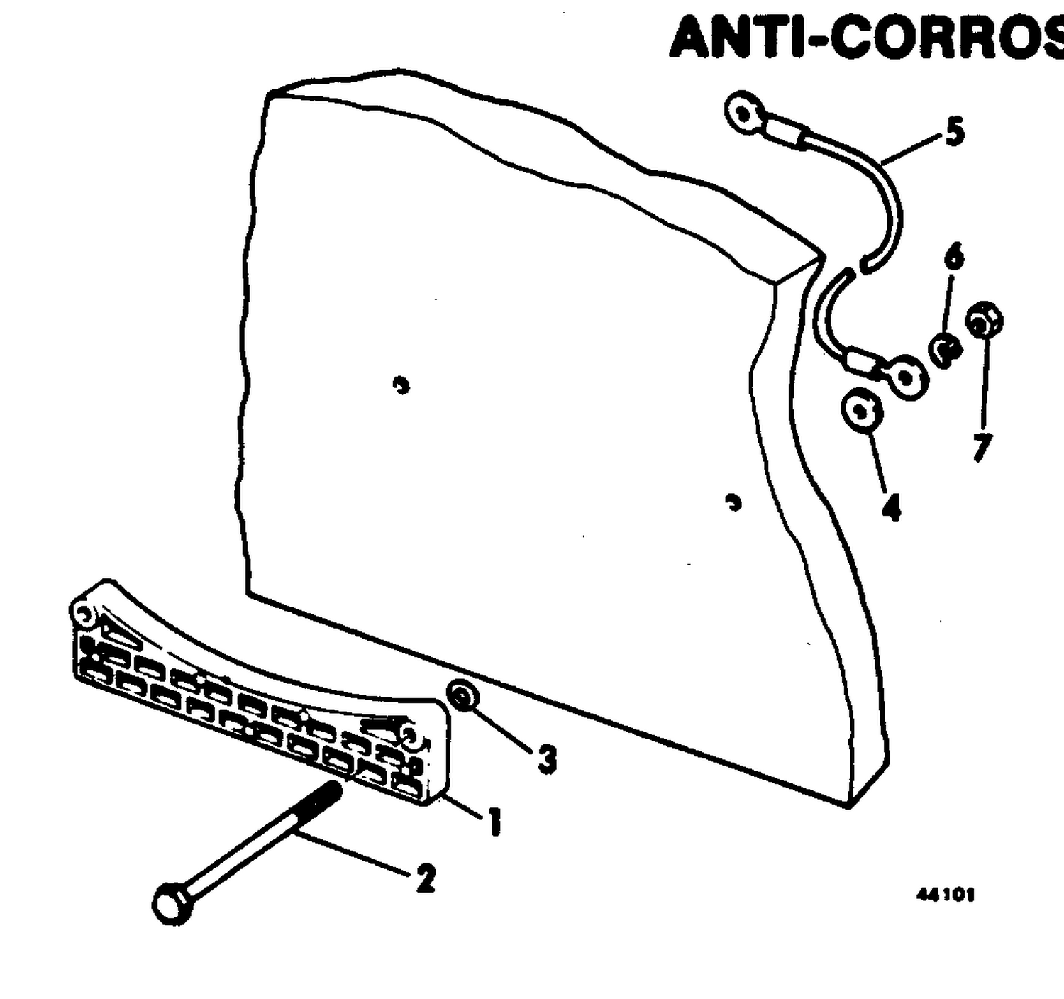 ZINC ANODE KIT 4.5, 7.5