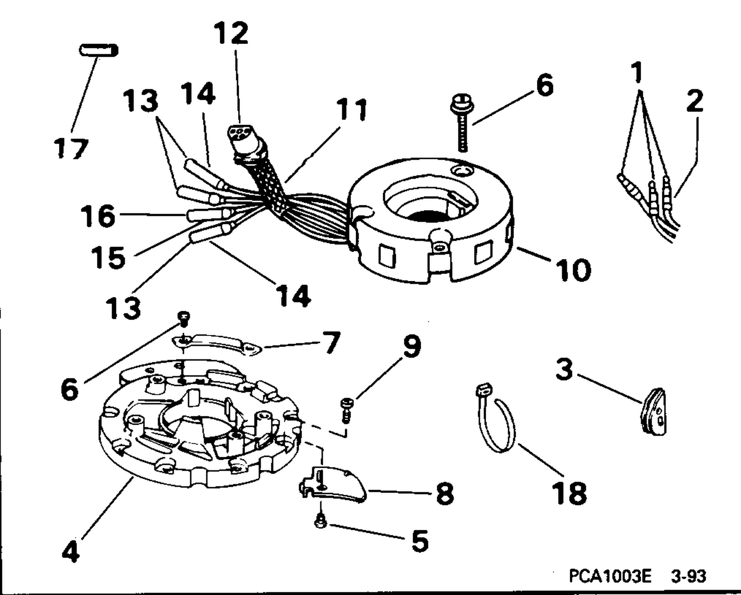 AC LIGHTING KIT - 9.9, 15 (2-STROKE)