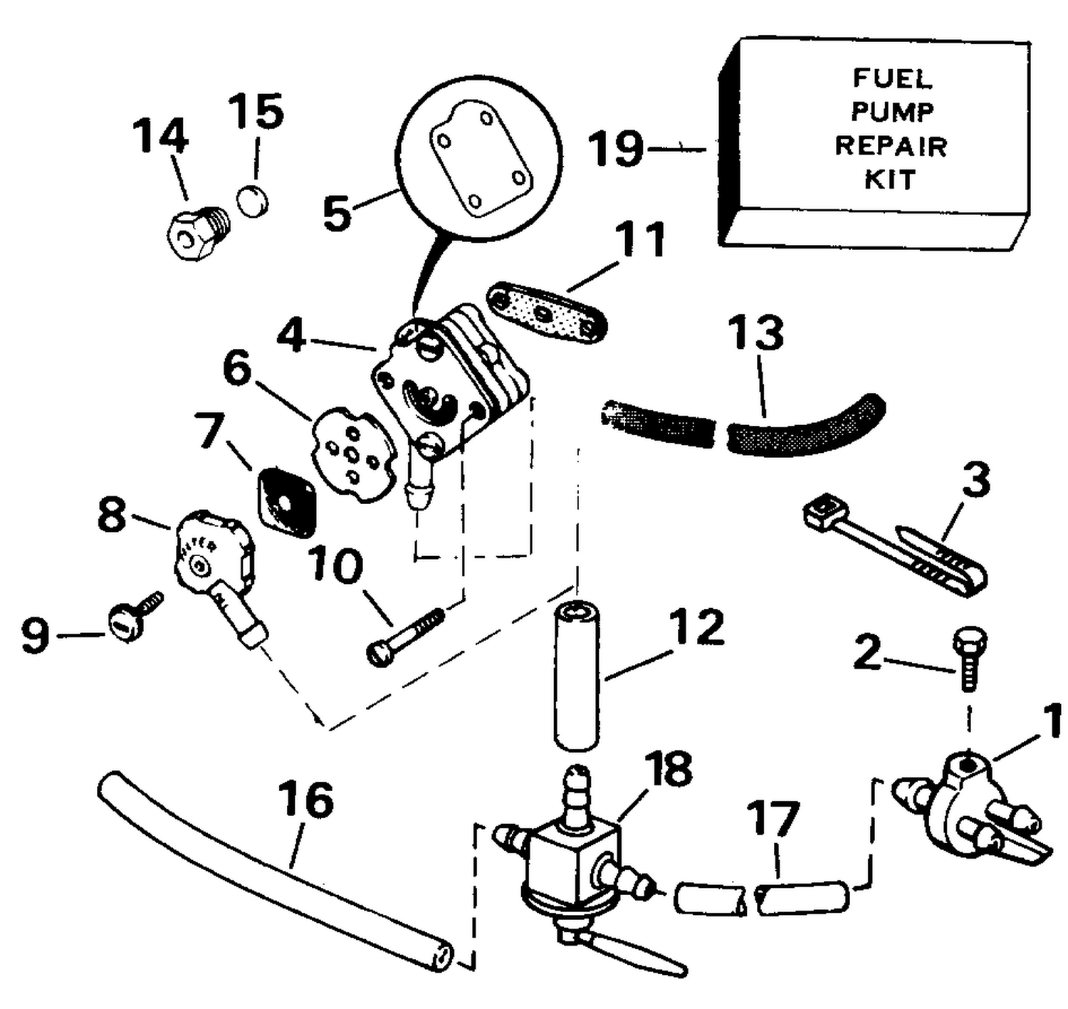 FUEL PUMP KIT - 3 & 4 MODELS ONLY