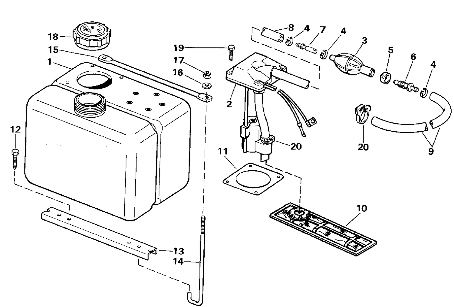 VRO OIL TANK KIT-1.8 GALLON