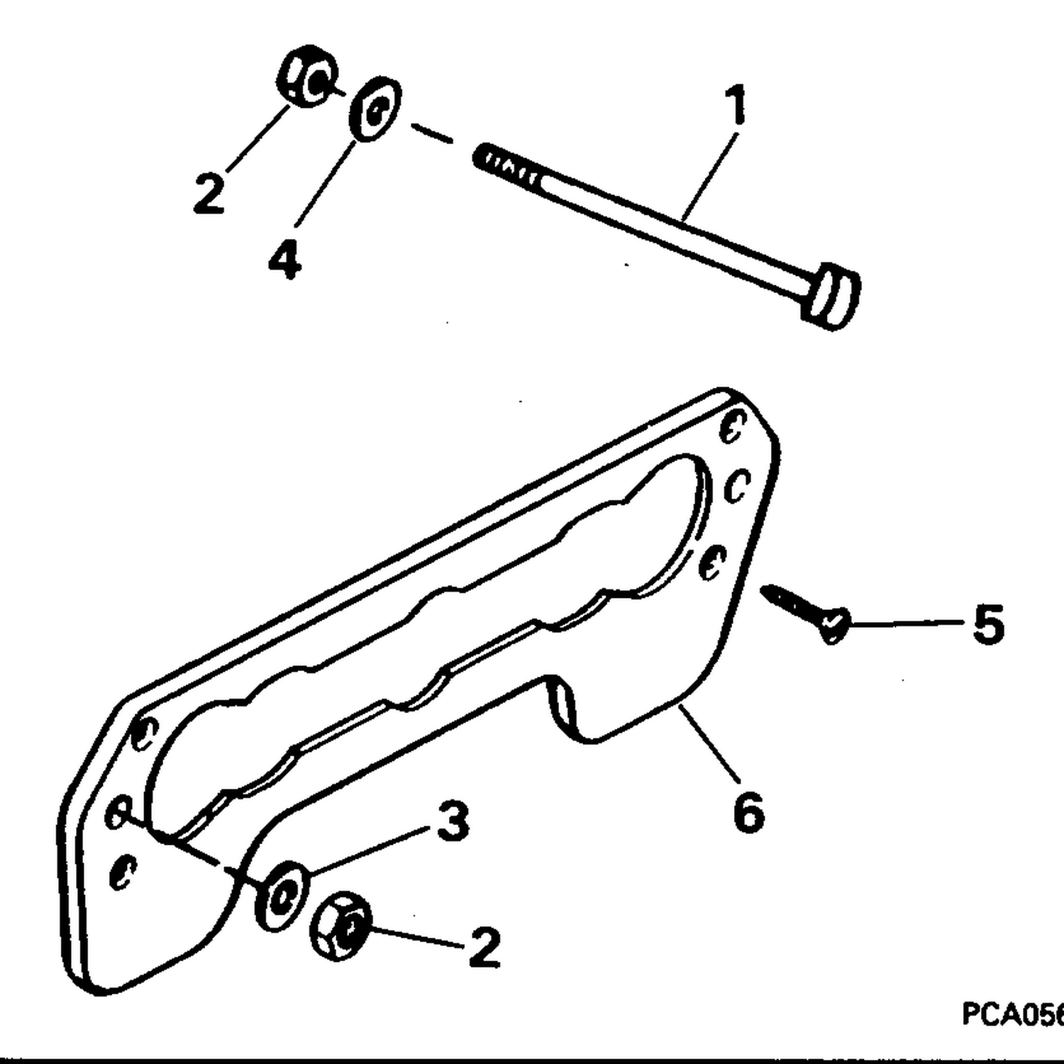 TRANSOM MOUNT KIT - 40 ROPE