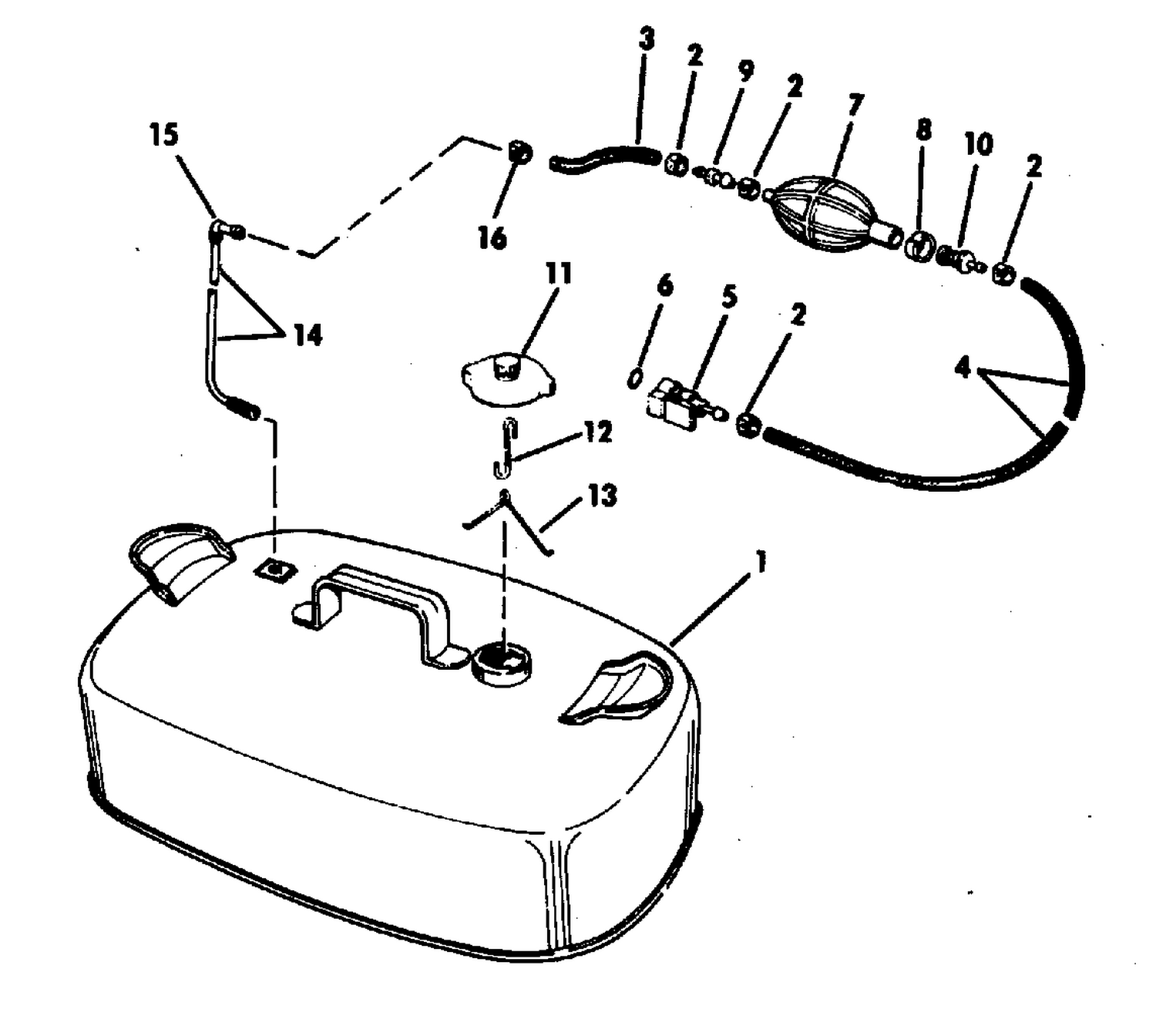FUEL TANK ASSY. - 3 GAL