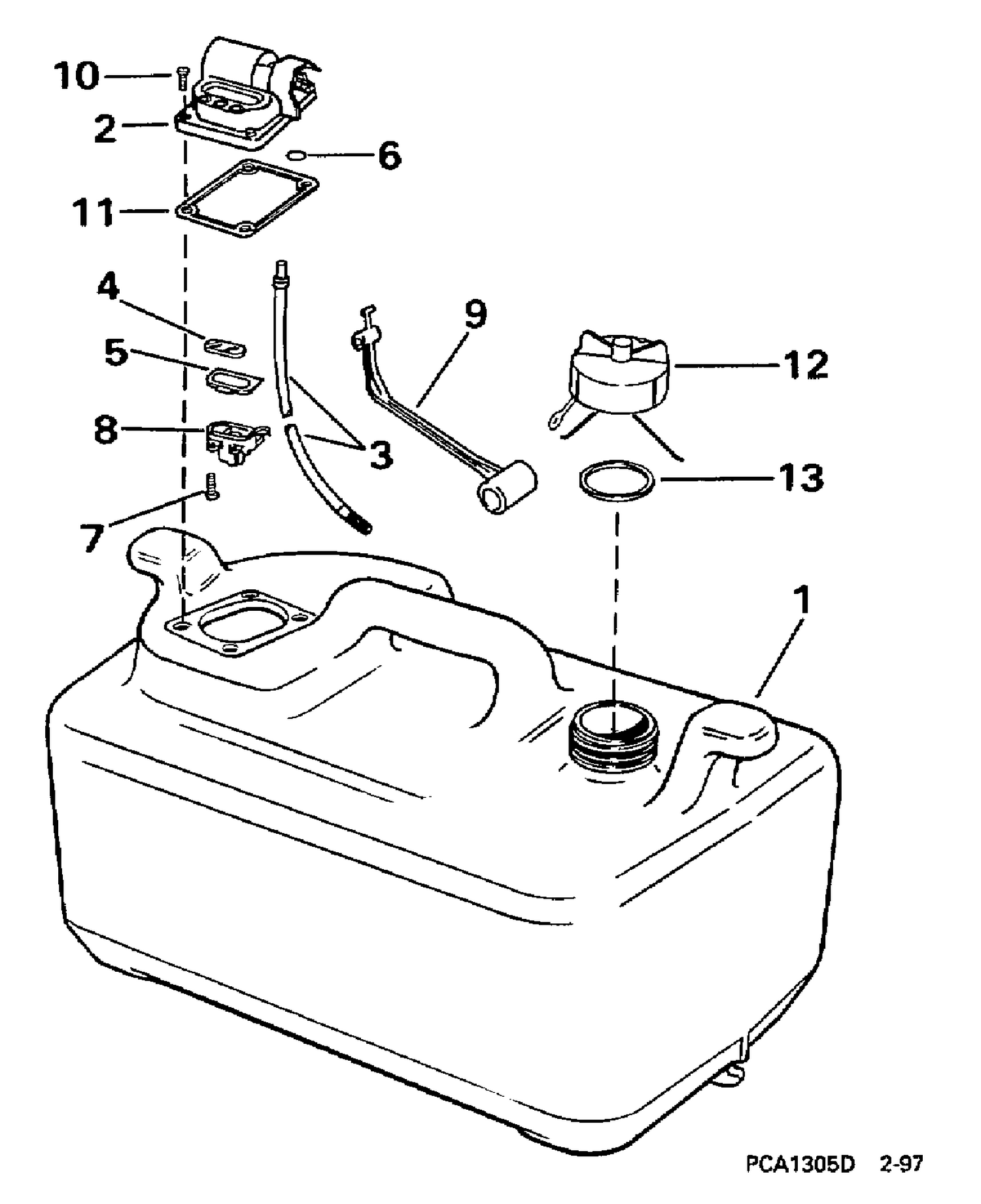 FUEL TANK -- 6 GALLON