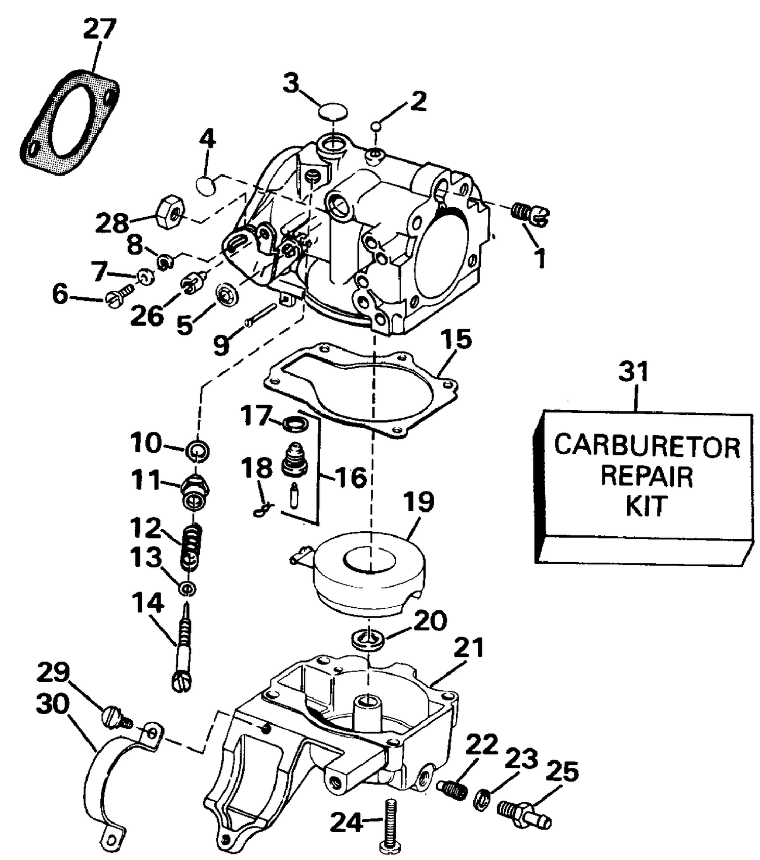 CARBURETOR  25EE - 25ELE