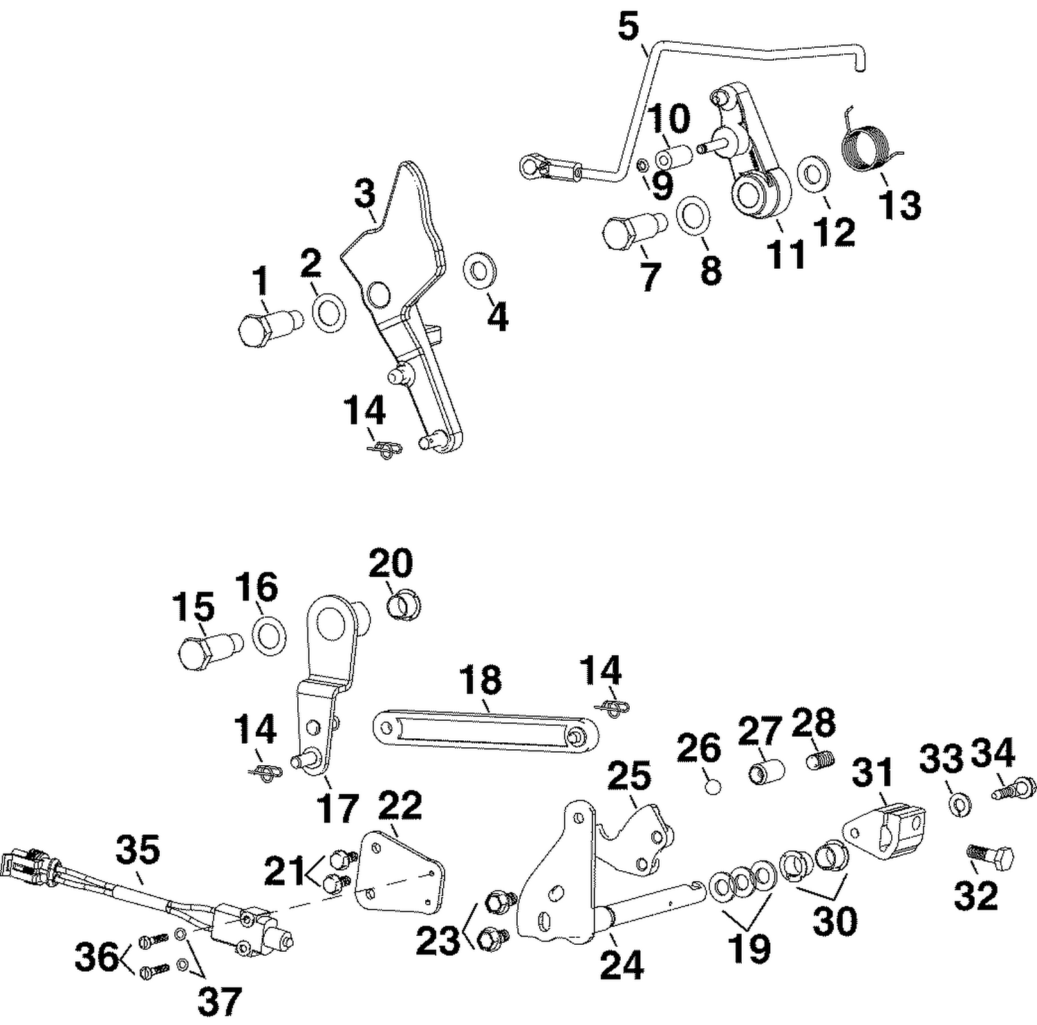 THROTTLE & SHIFT LINKAGE