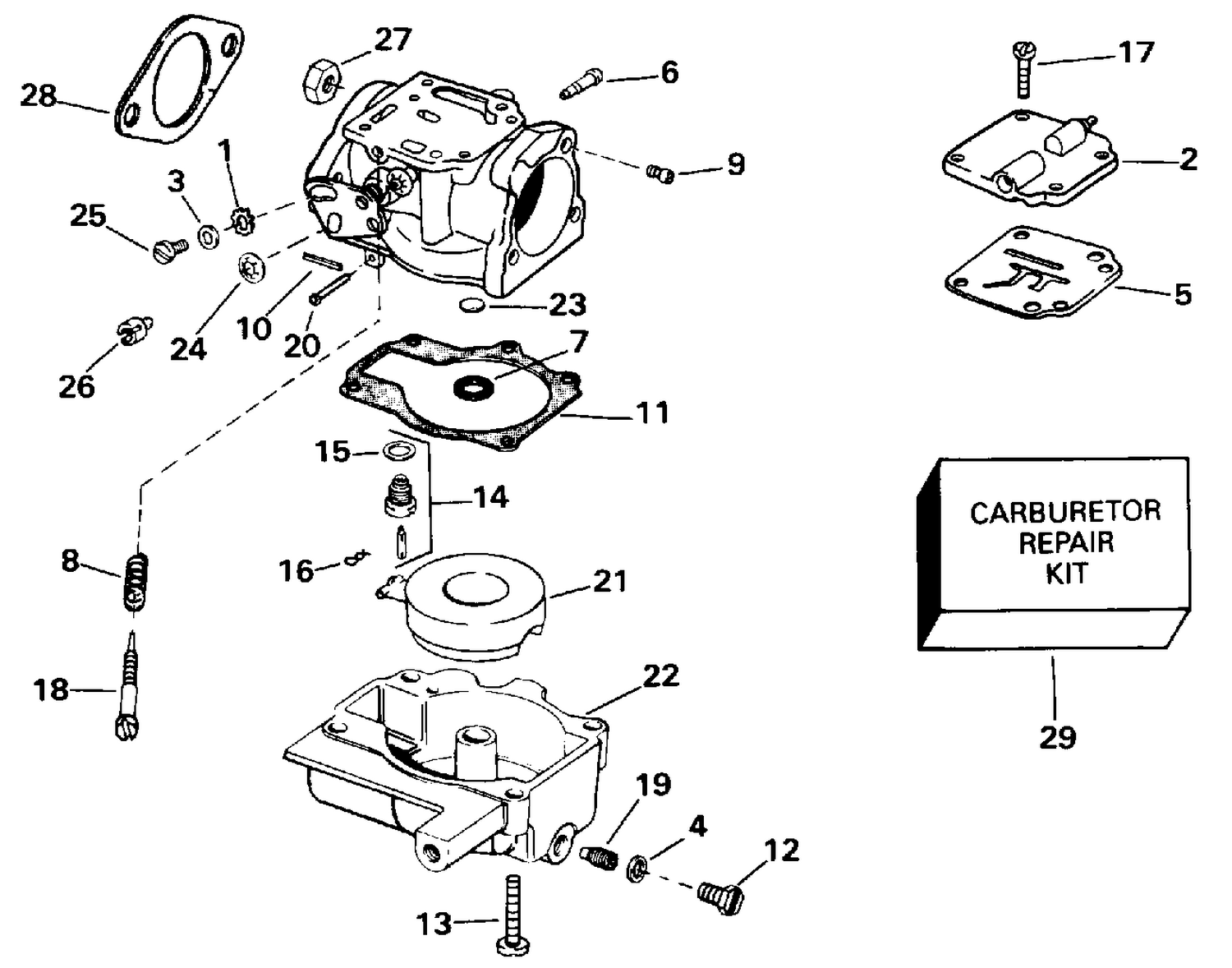 CARBURETOR - 30 H.P.