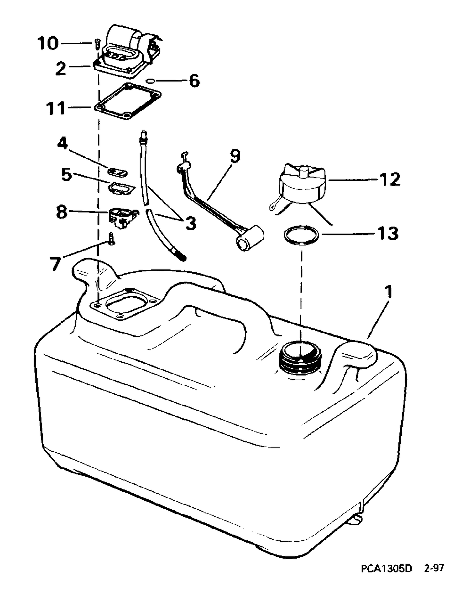FUEL TANK -- 6 GALLON
