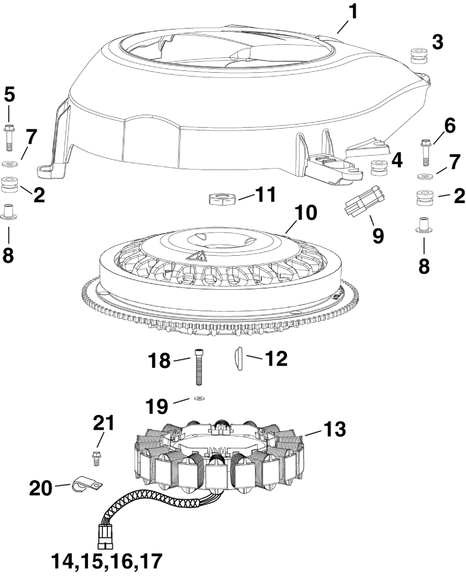 FLYWHEEL & STATOR
