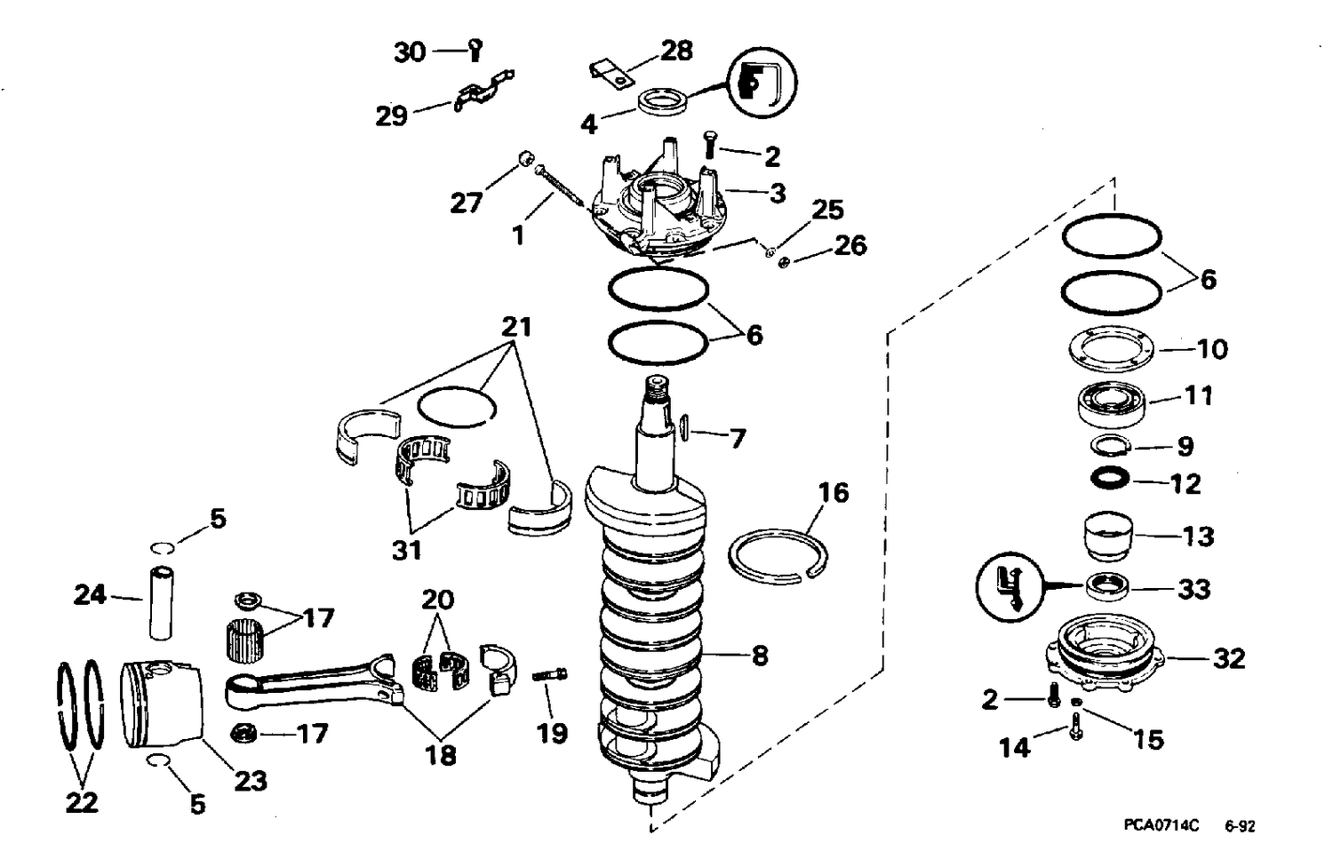 CRANKSHAFT & PISTON