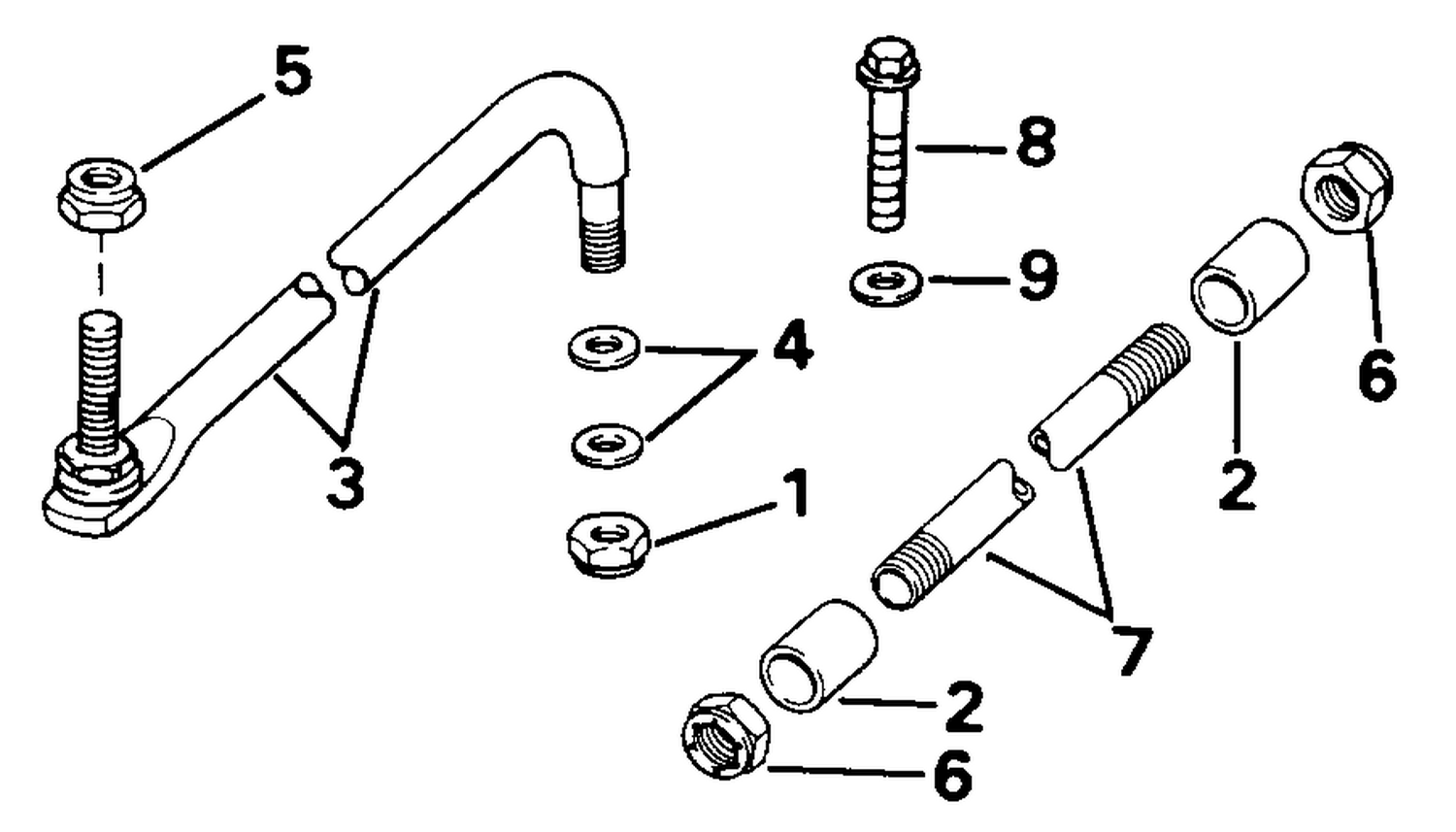 TILT TUBE STEERING KIT - 9.9, 15