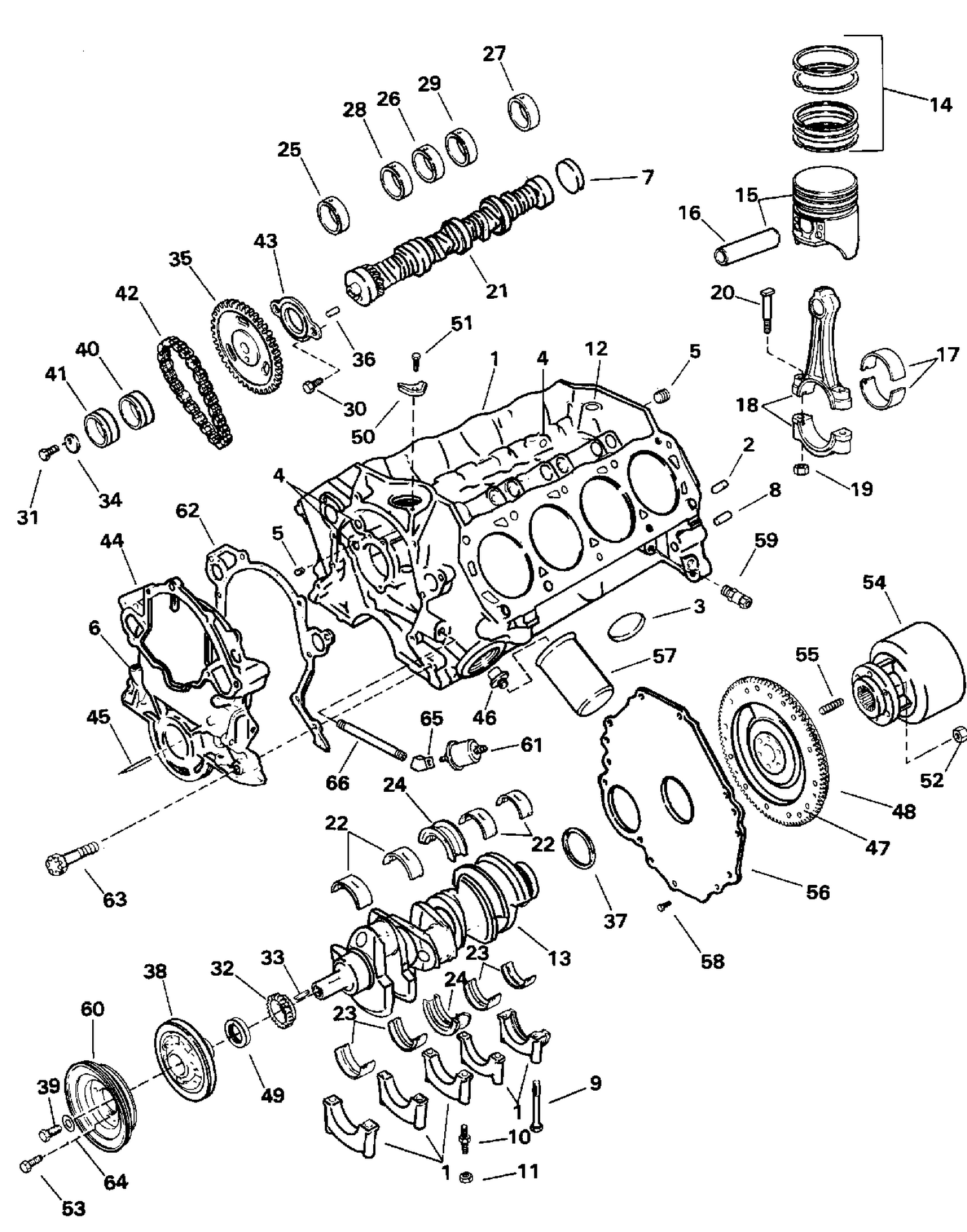 CRANKCASE - 5.8 LITRE