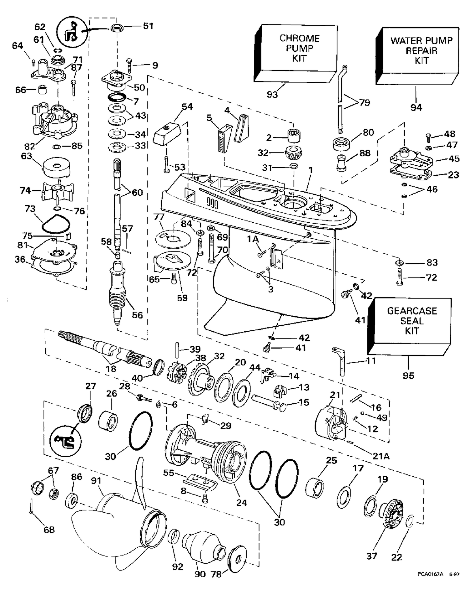 GEARCASE -- STANDARD ROTATION