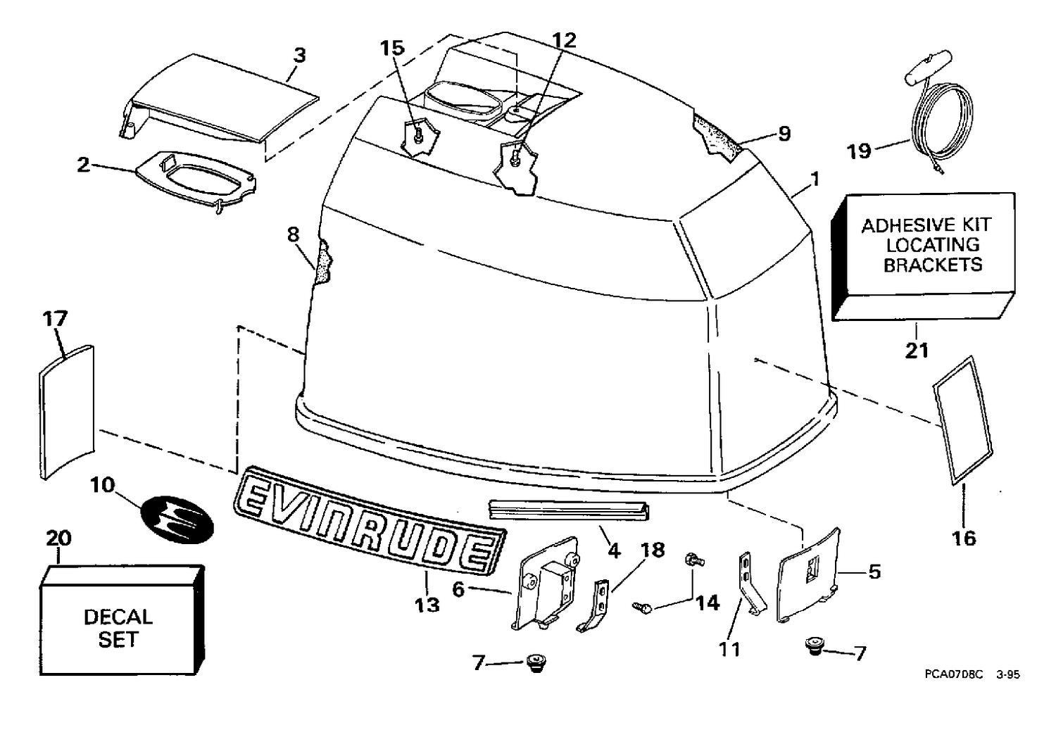 ENGINE COVER - EVINRUDE