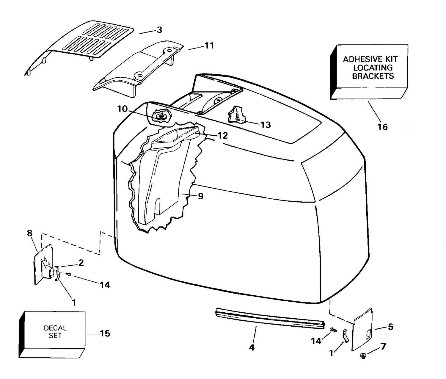 ENGINE COVER - EVINRUDE