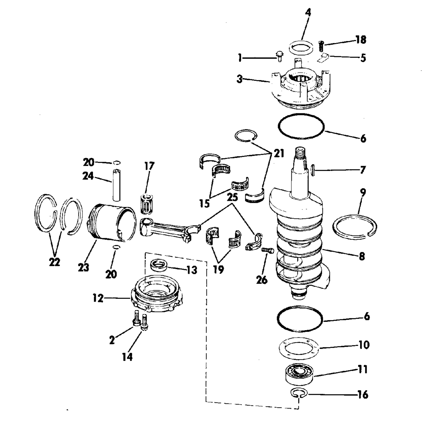 CRANKSHAFT & PISTON