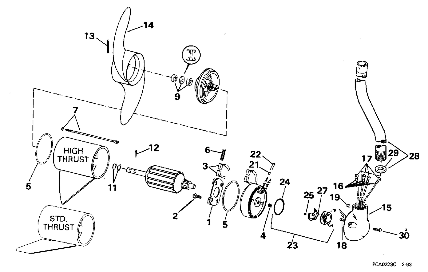 MOTOR AND ADAPTER GROUP/12 VOLT