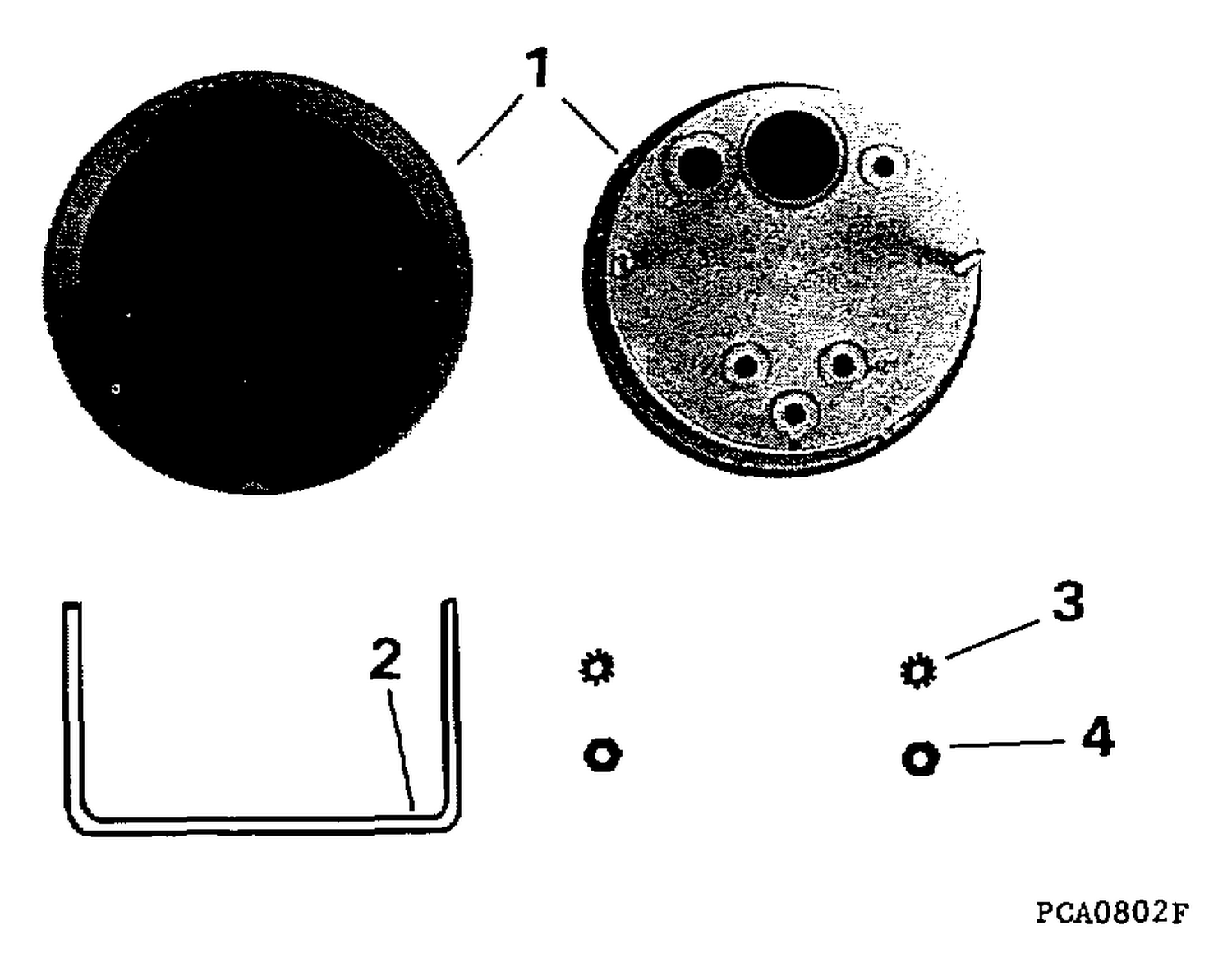 BEZEL ASSEMBLY - HOLE PLUG - 3 IN. GAUGE
