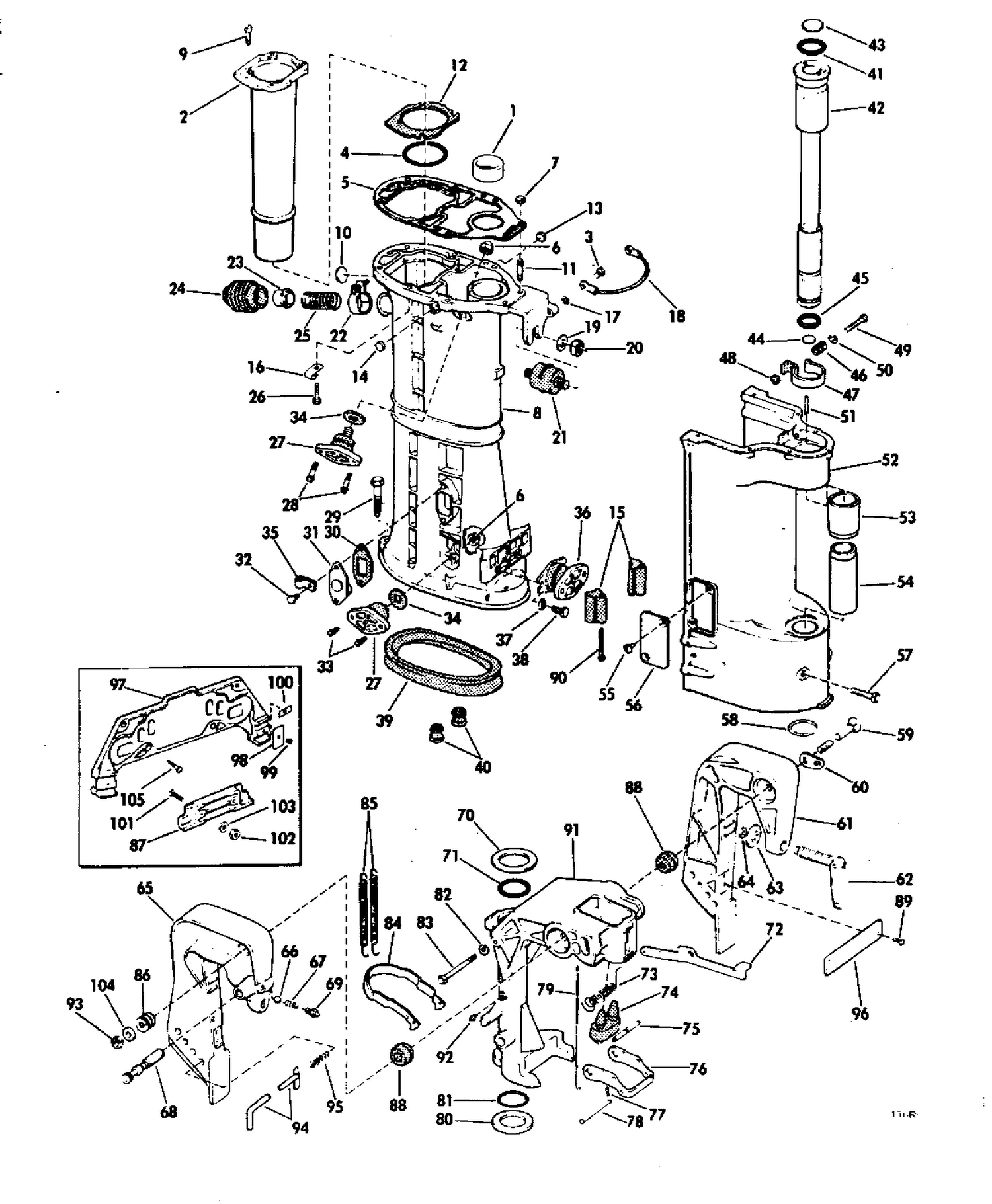 LOWER UNIT GROUP ELECTRIC SHIFT