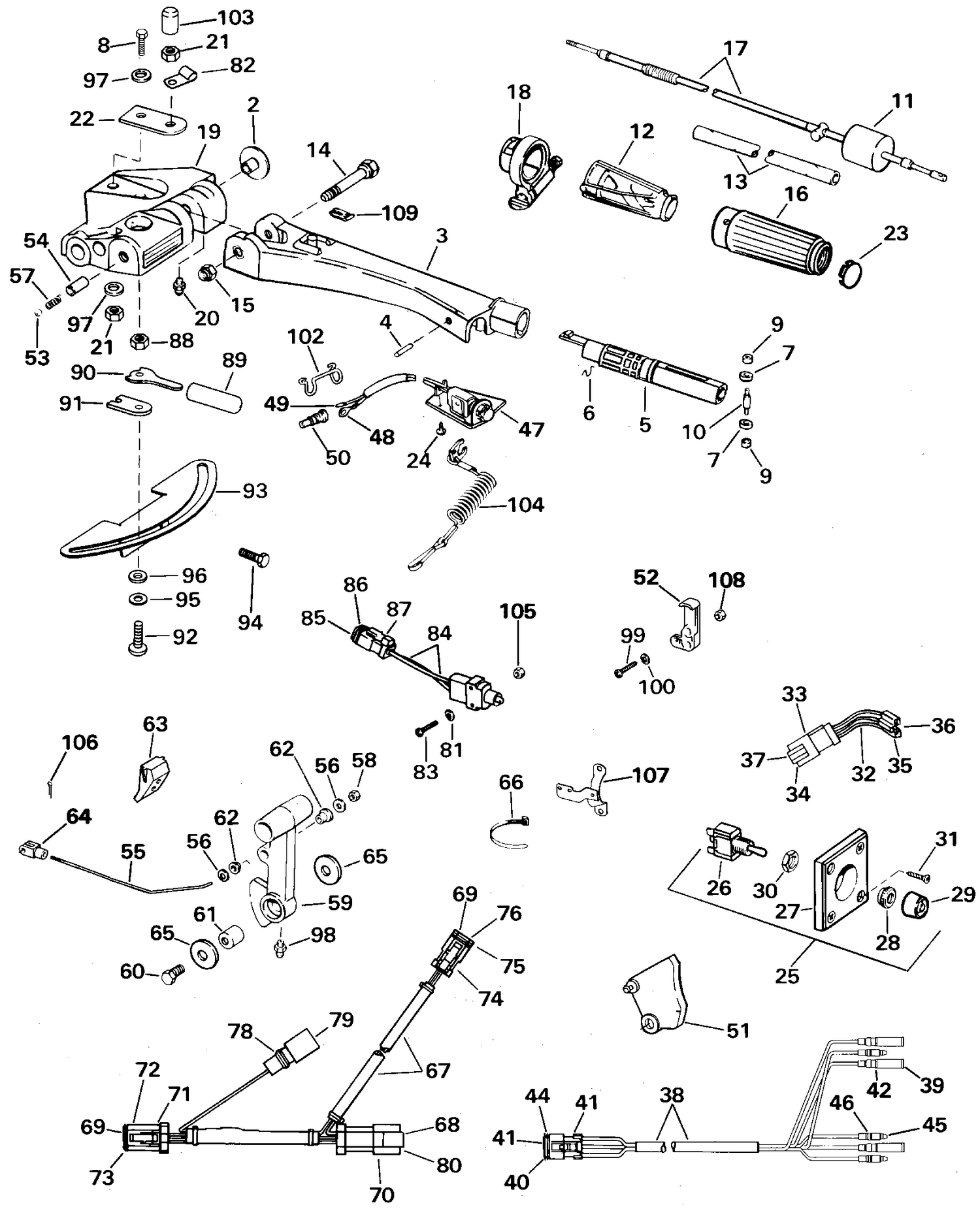 TILLER CONVERSION KIT - 70 (2-CYCLE)
