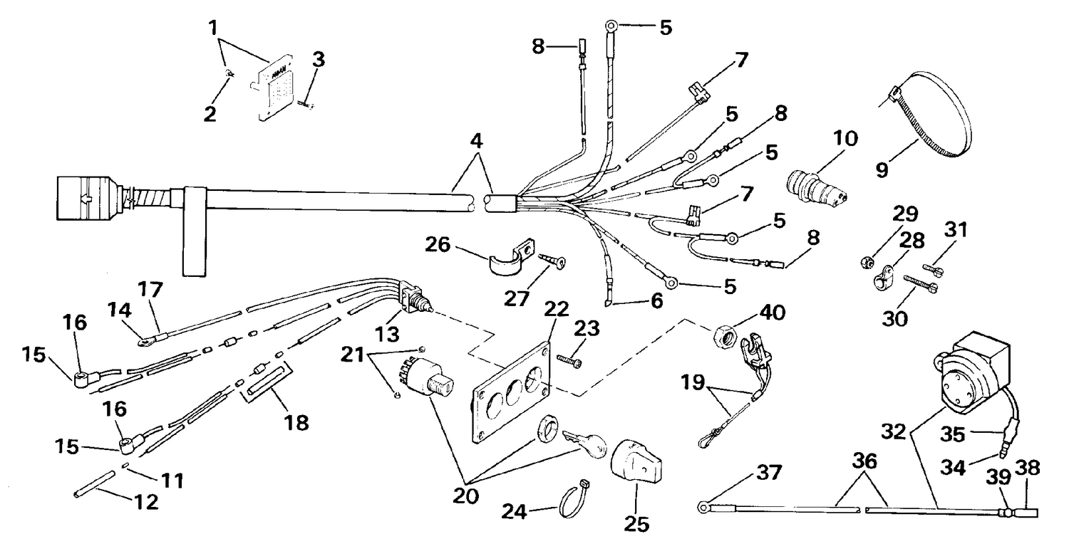WIRING KIT - DUAL ENGINE