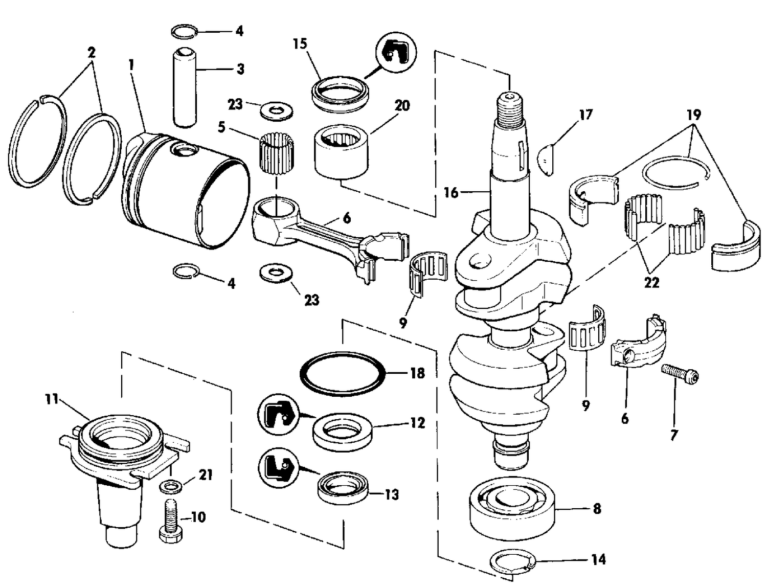 CRANKSHAFT & PISTON
