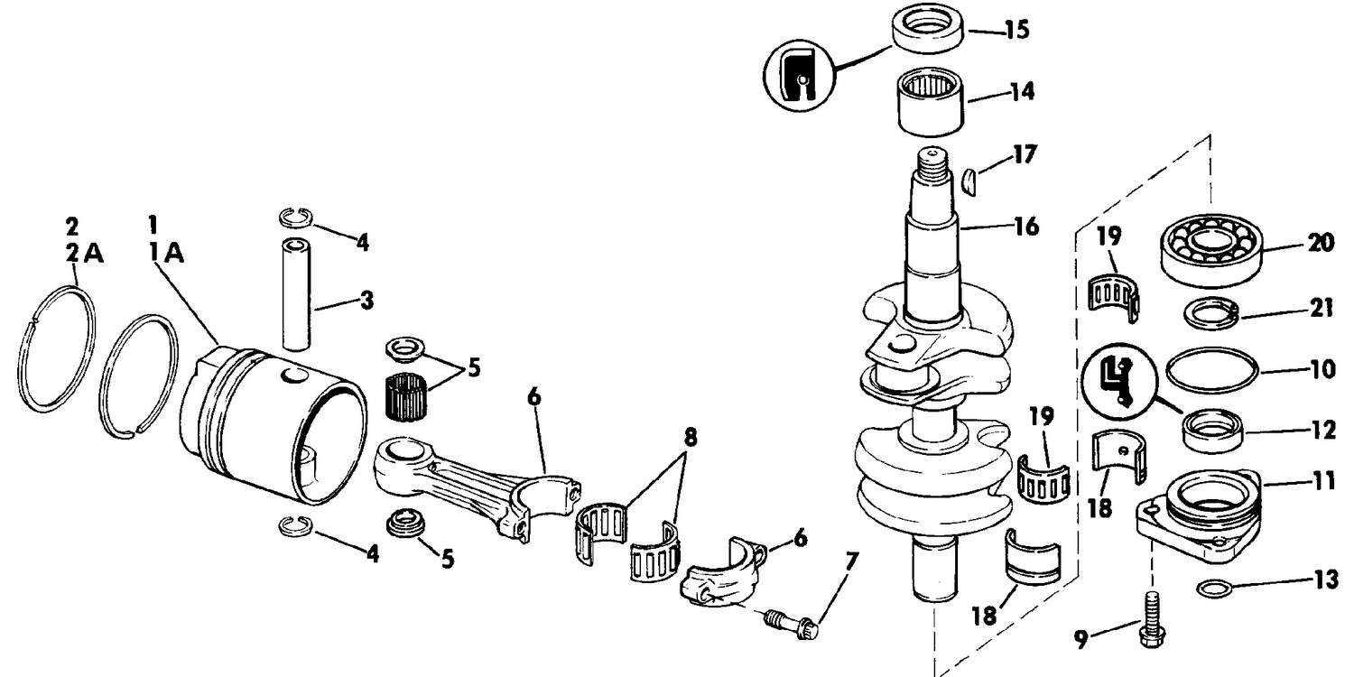 CRANKSHAFT & PISTON