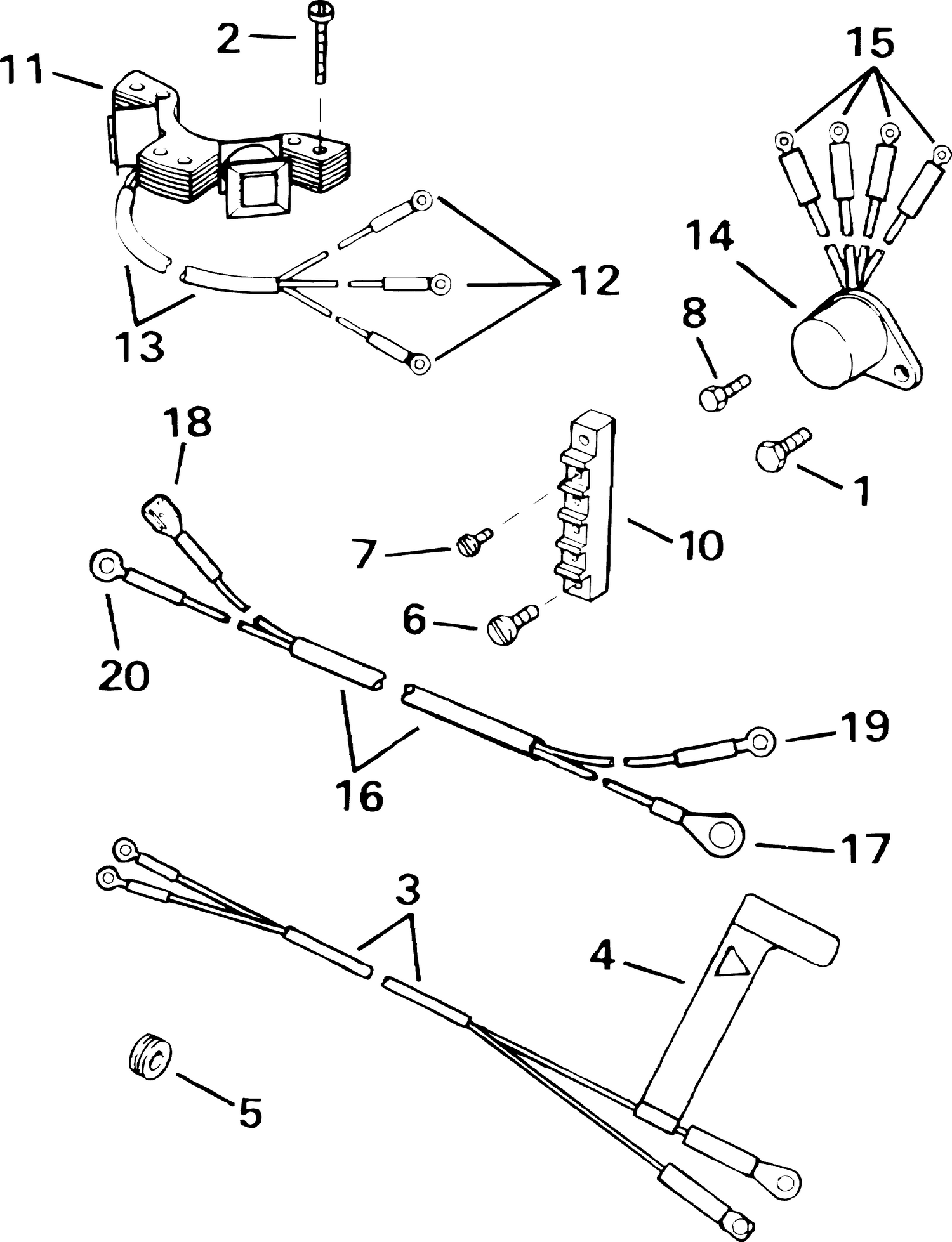 BATTERY CHARGING KIT - 25,30 HP (2-Stroke)