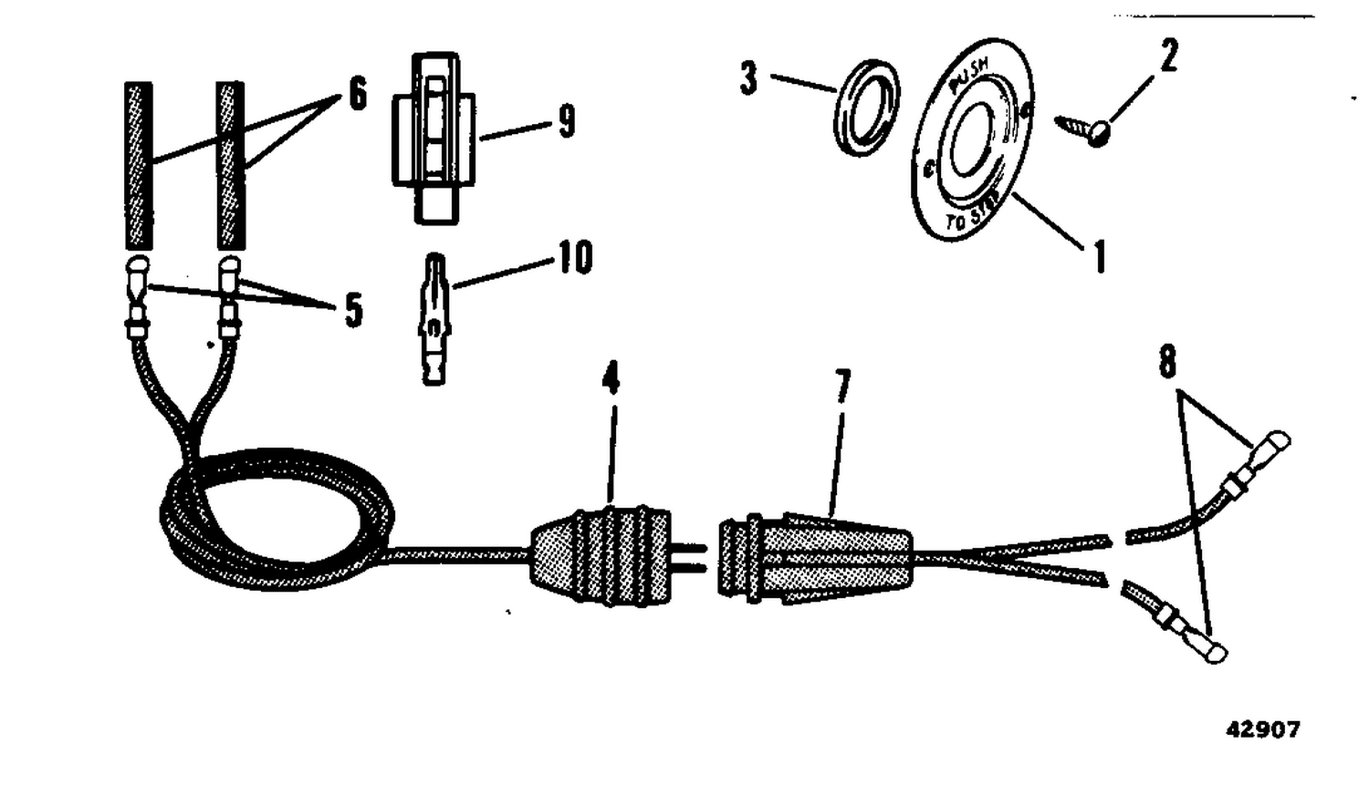 STOP SWITCH EXTENSION KIT MANUAL START MODELS