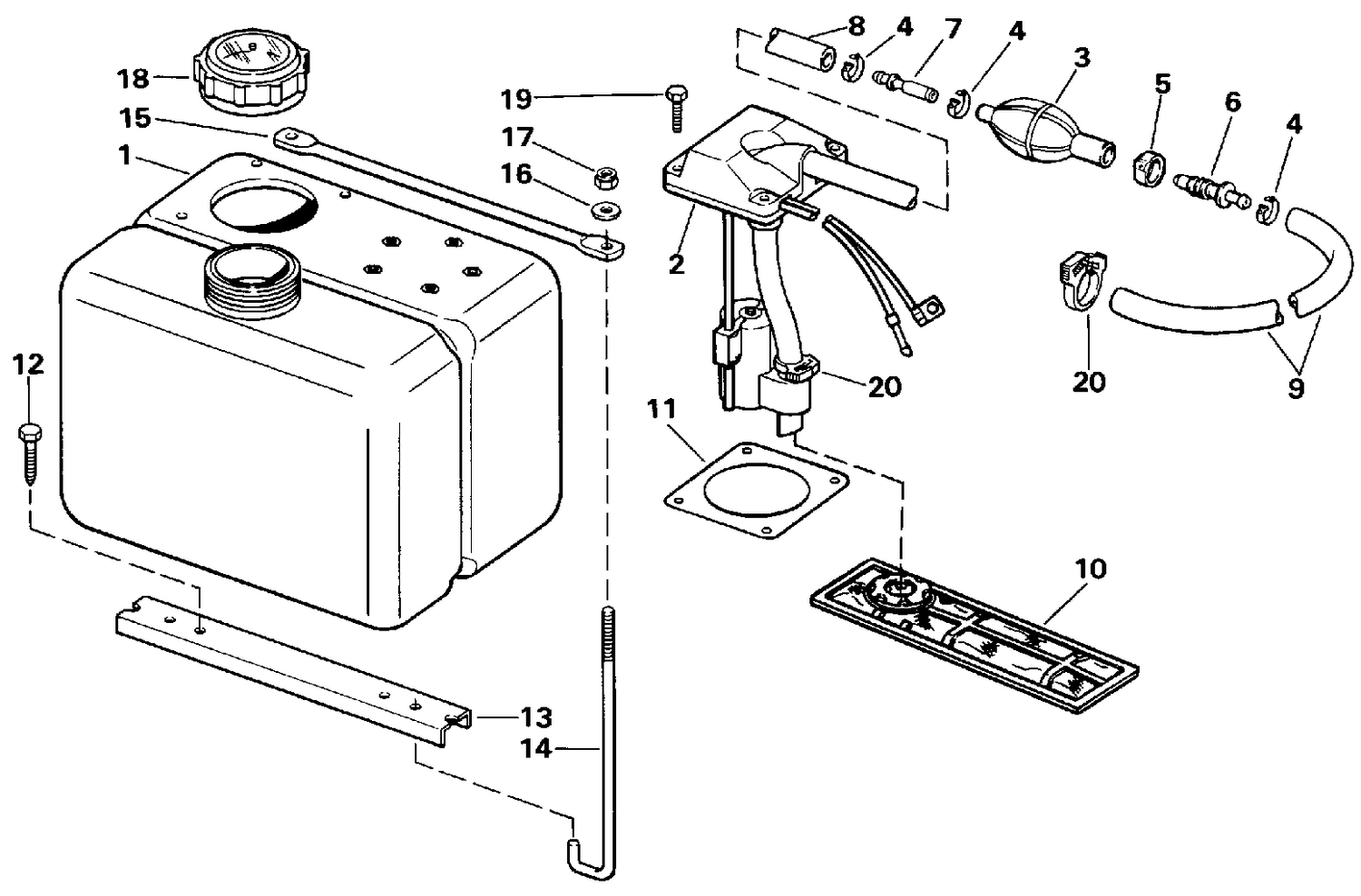 VRO OIL TANK KIT-1.8 GALLON