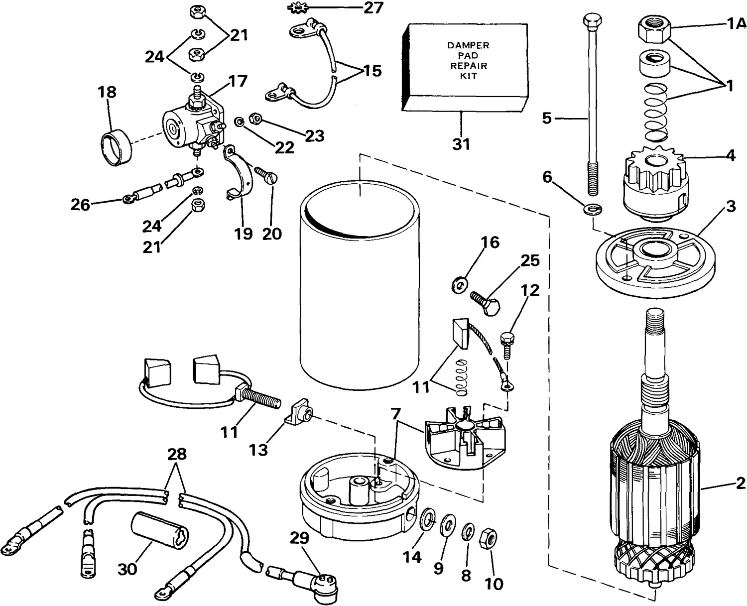 ELECTRIC STARTER AMERICAN BOSCH 17996-29-MO30SM