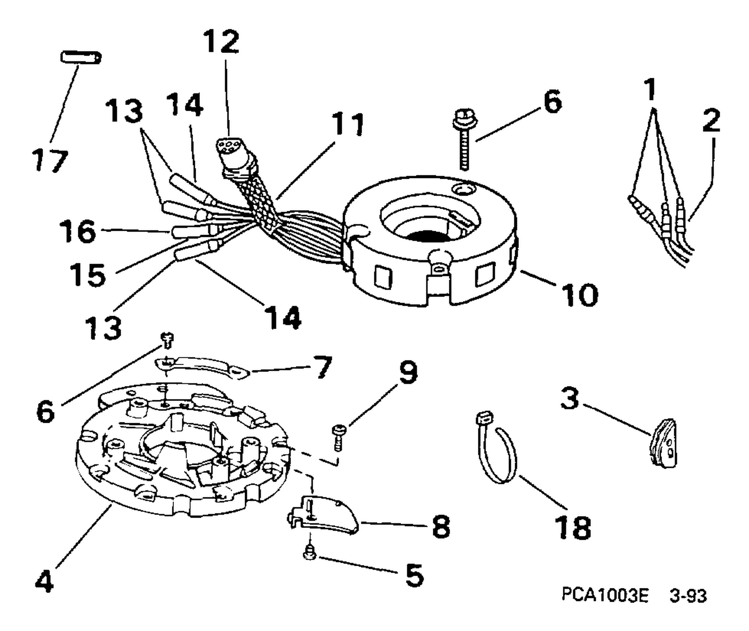 AC LIGHTING KIT - 9.9, 15 (2-STROKE)