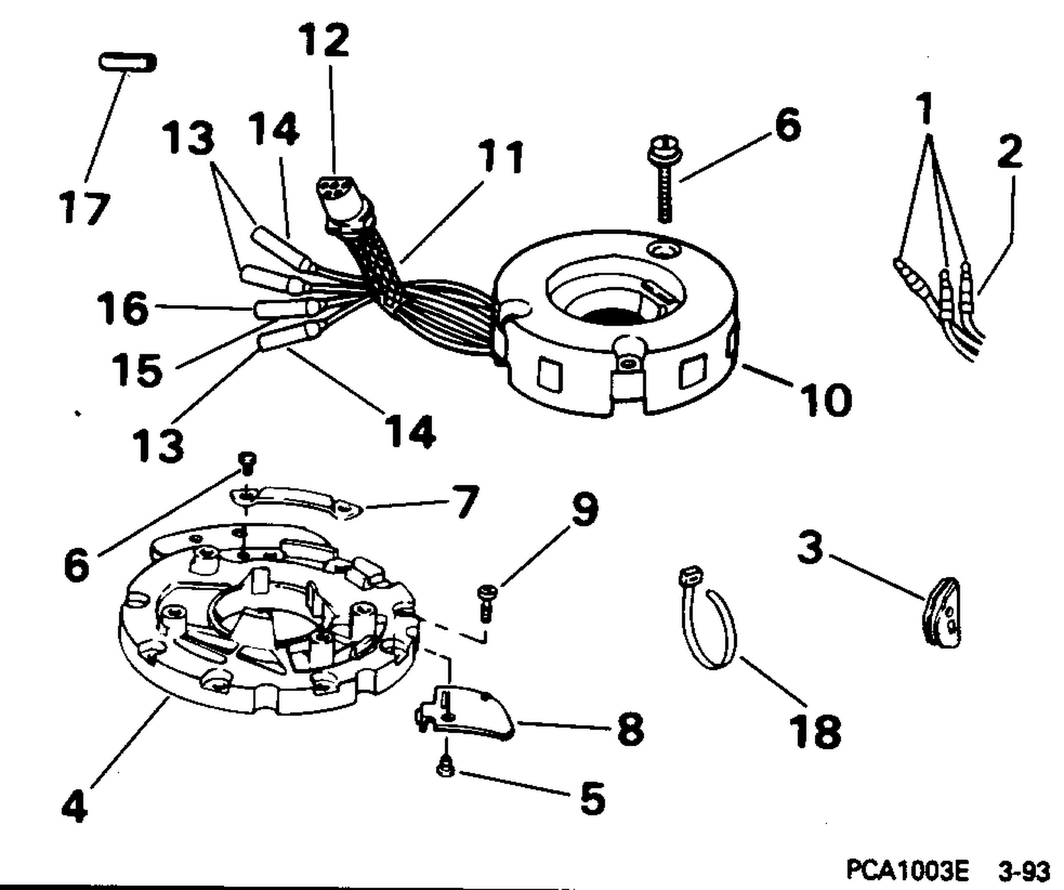 AC LIGHTING KIT - 9.9, 15 (2-STROKE)