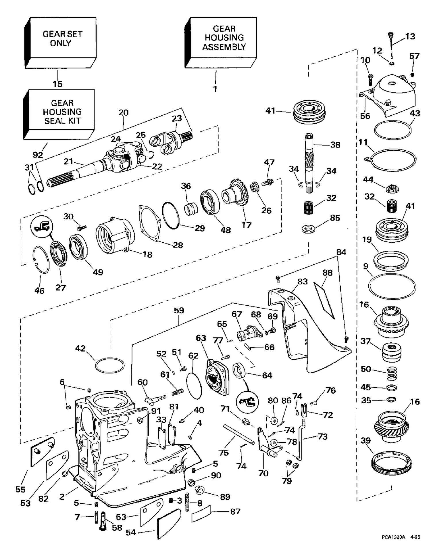UPPER GEAR HOUSING