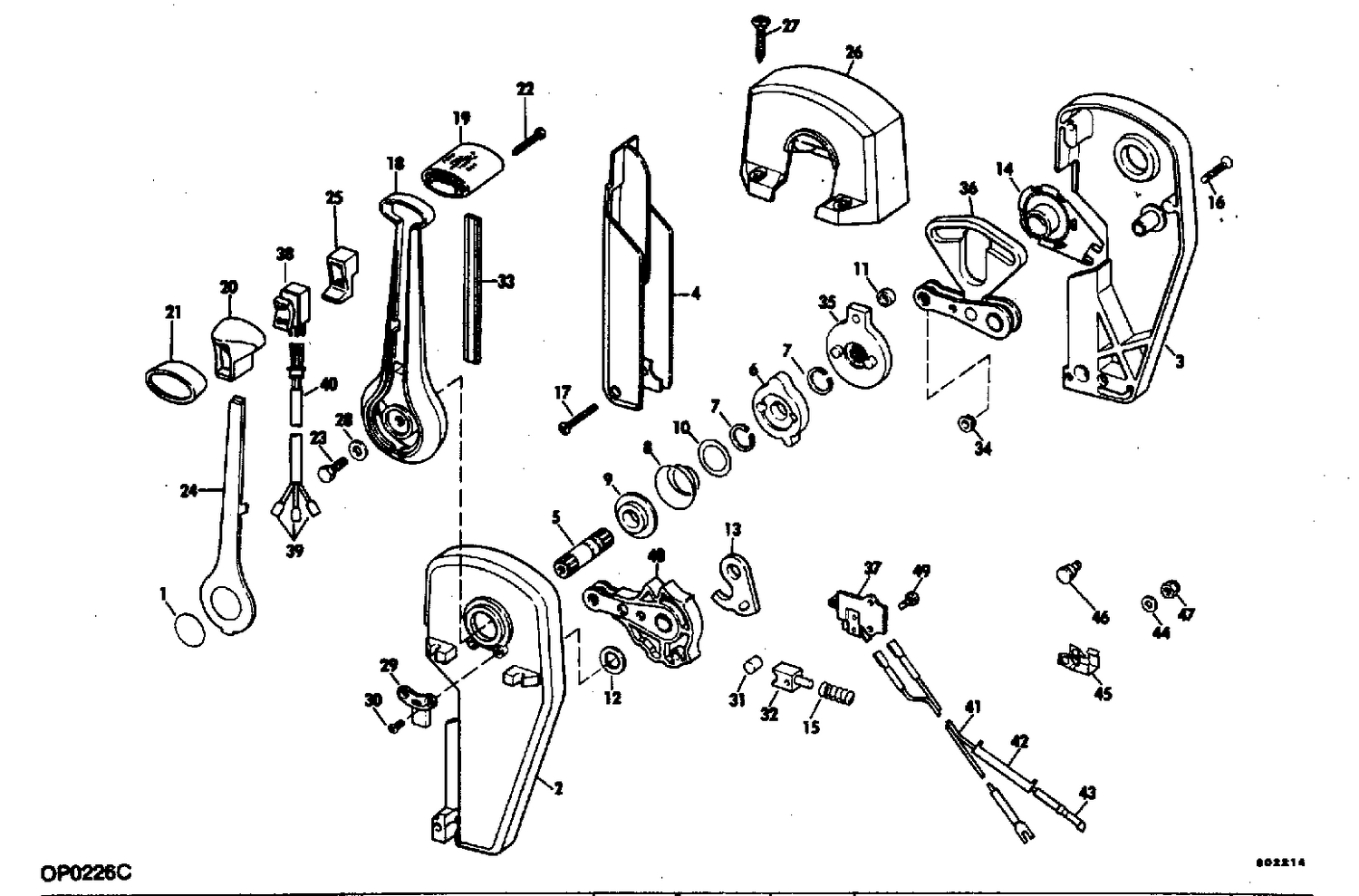 REMOTE CONTROL ASSEMBLY-BINNACLE MOUNT 75-235