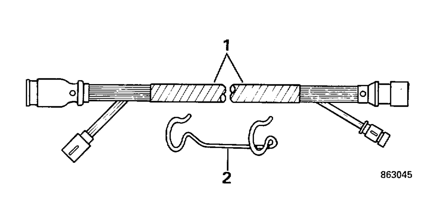EXTENSION HARNESS -- INSTRUMENTS & TRIM CABLE