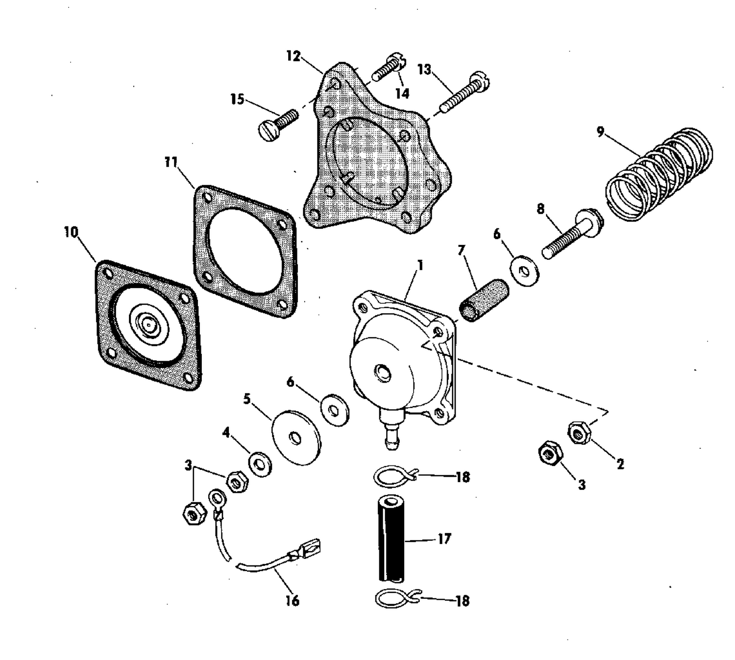 CUT-OUT SWITCH GROUP ELECTRIC START