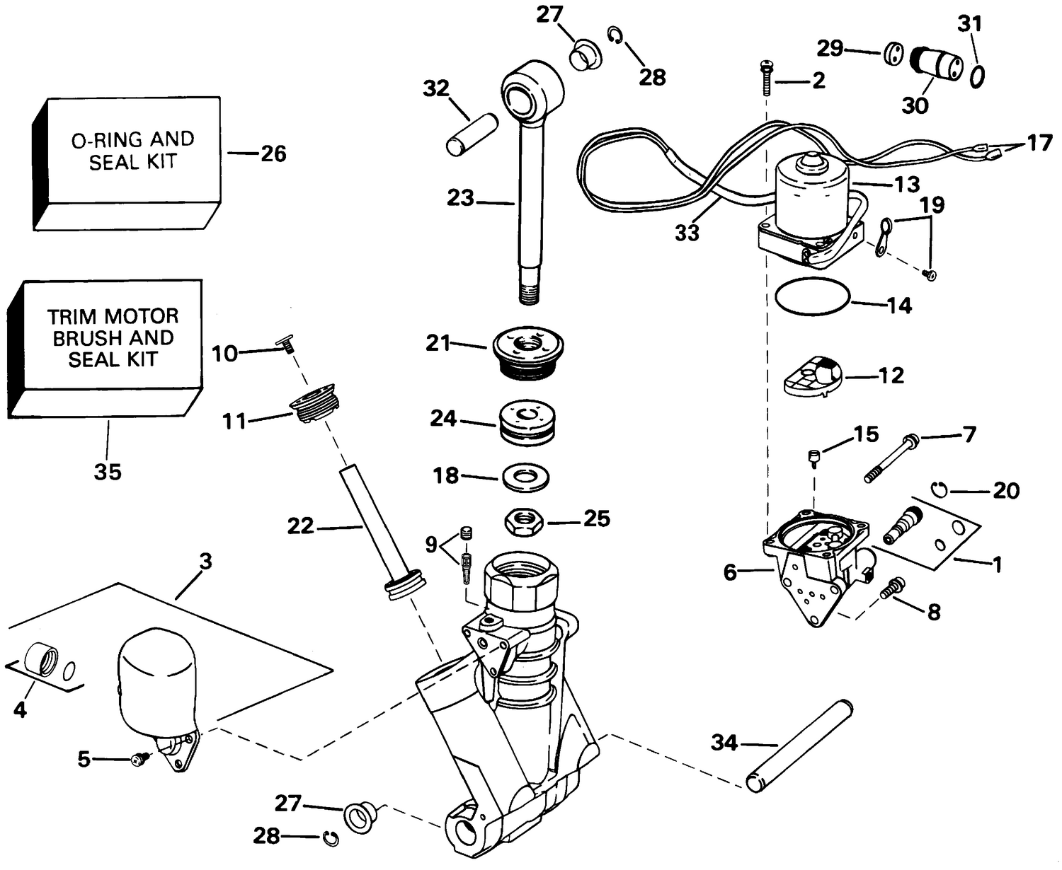 POWER TRIM/TILT HYDRAULIC ASSEMBLY