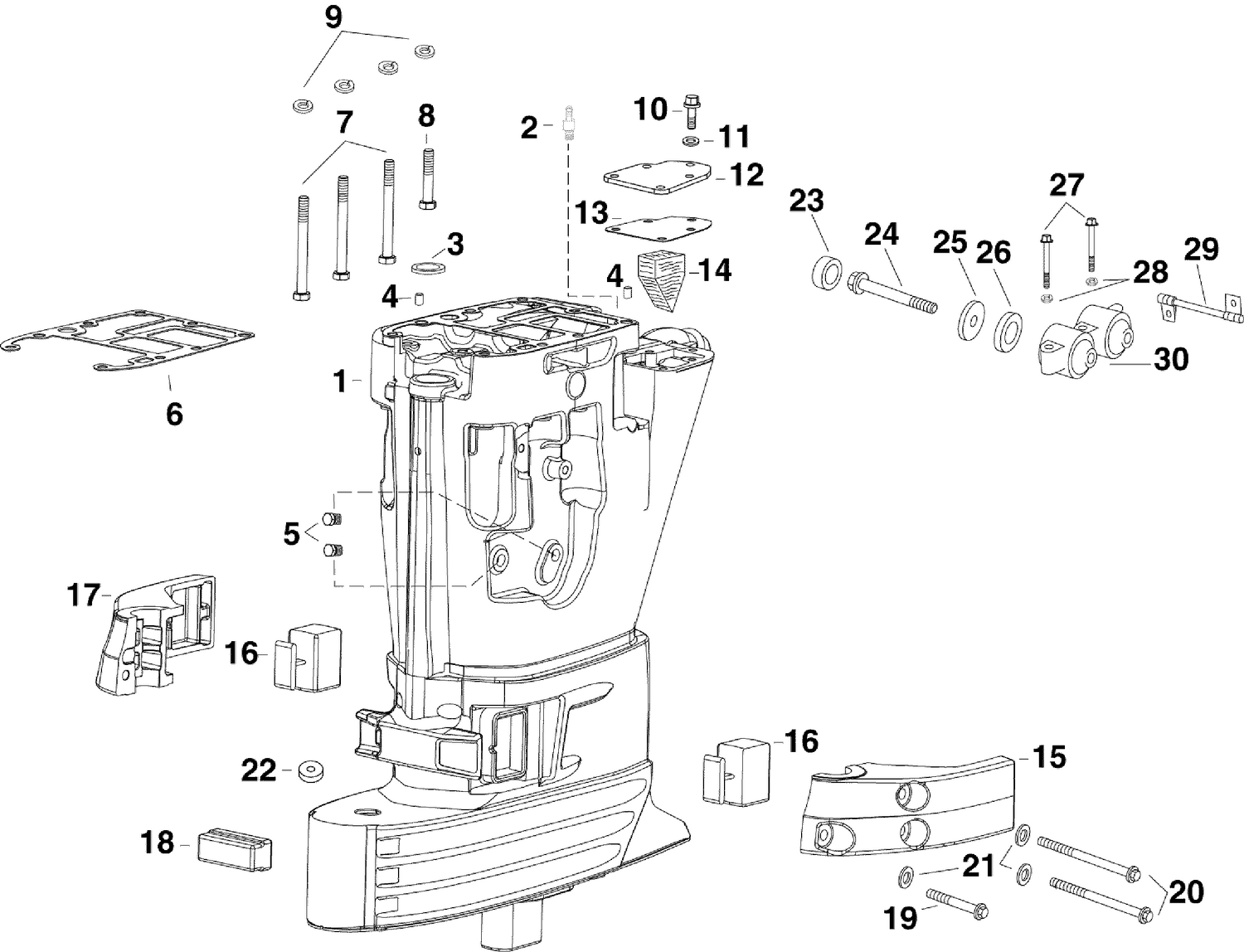 EXHAUST HOUSING